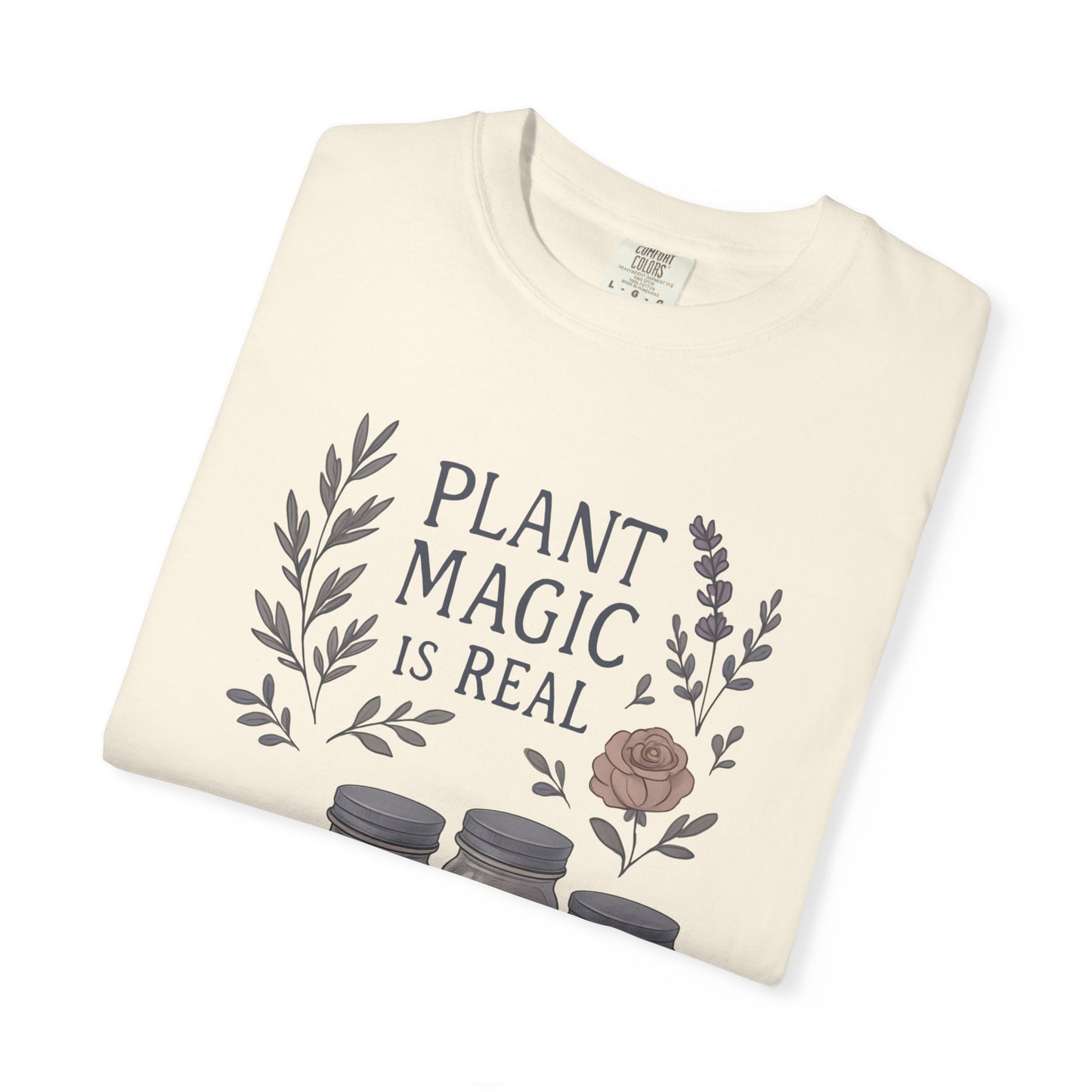 Plant Magic Unisex T-shirt, Herbalist Gift, Boho Tee, Nature Lover Shirt, Spiritual Fashion, Eco-Friendly Style