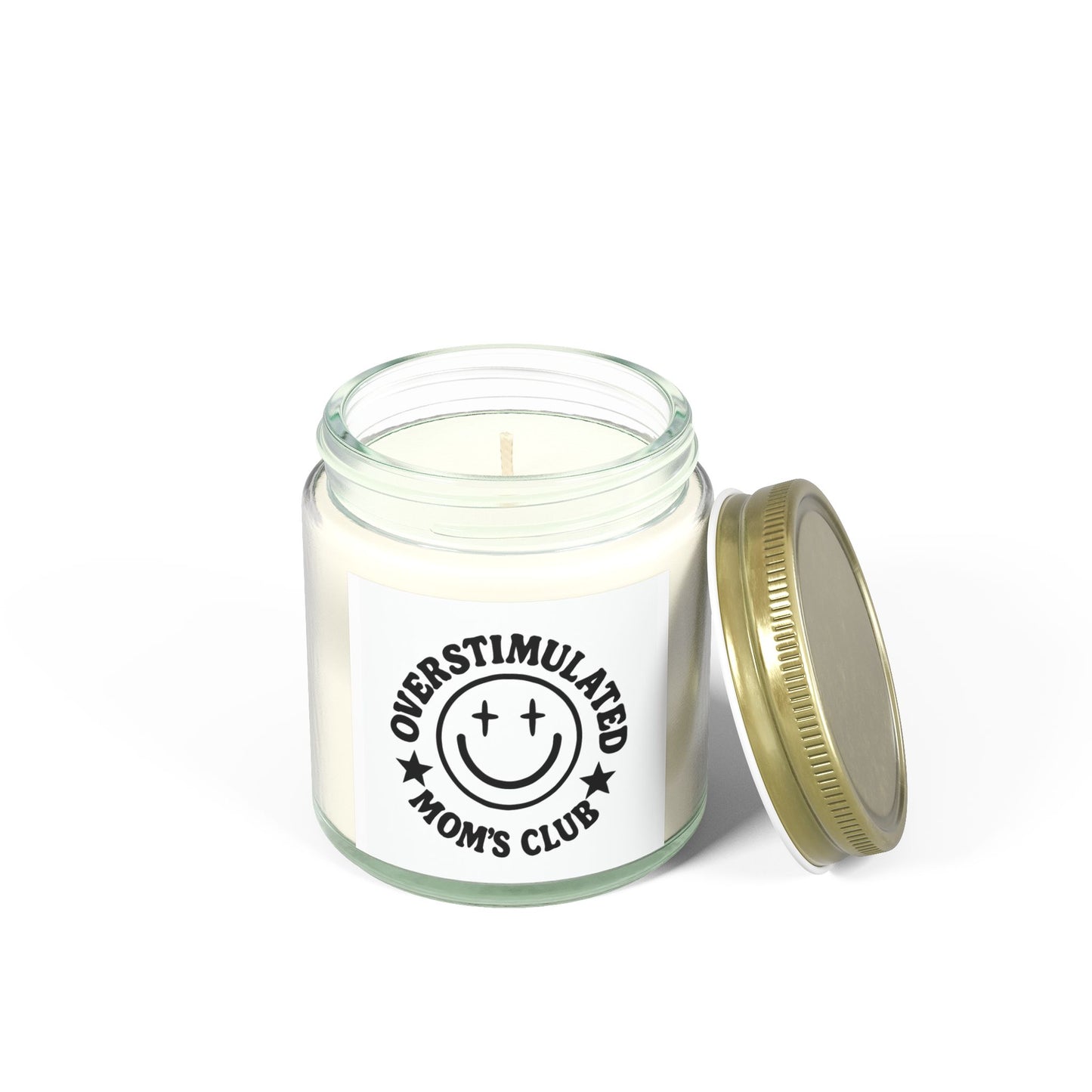 Overstimulated Mom's Club Scented Candle, Relaxing Gift for Moms, Aromatherapy, Home Decor, Self-Care