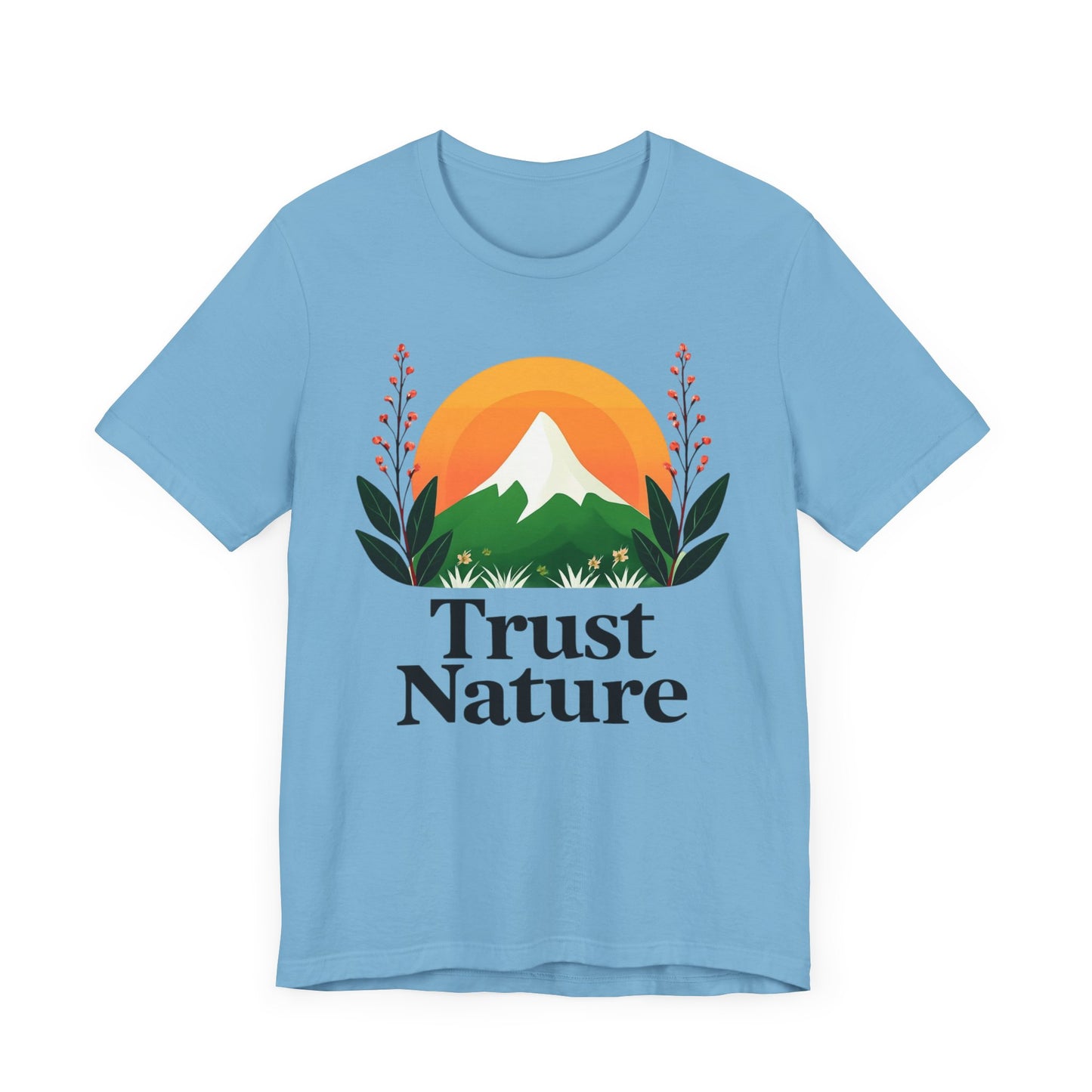Trust Nature Unisex Jersey Tee, Eco-Friendly Shirt, Nature Lover Gift, Casual Everyday Wear, Outdoor Enthusiast Apparel, Birthday Gift