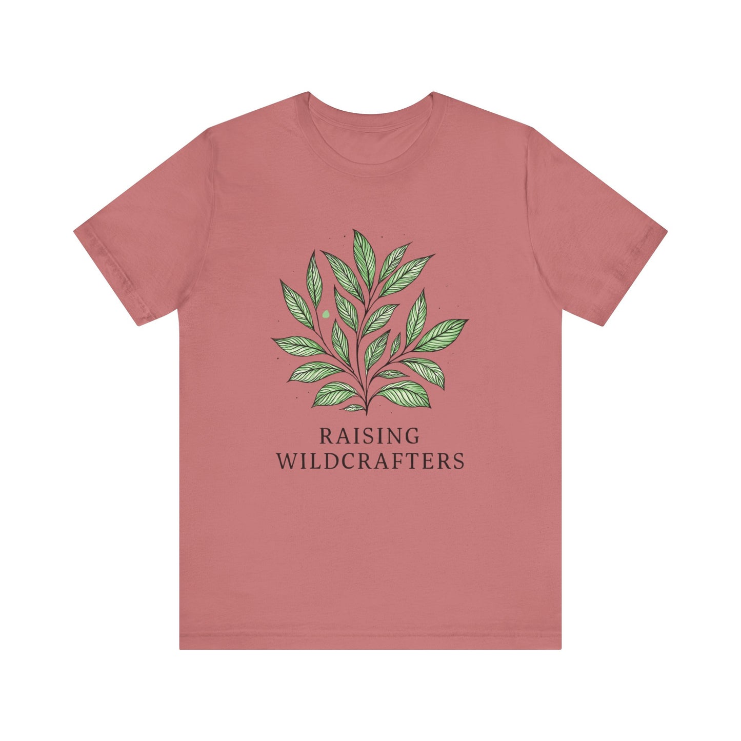 Raising Wildcrafters Tee, Eco-friendly Shirt, Nature Lovers Gift, Unisex Plant T-Shirt, Outdoor Enthusiast Apparel, Herbalism Fashion