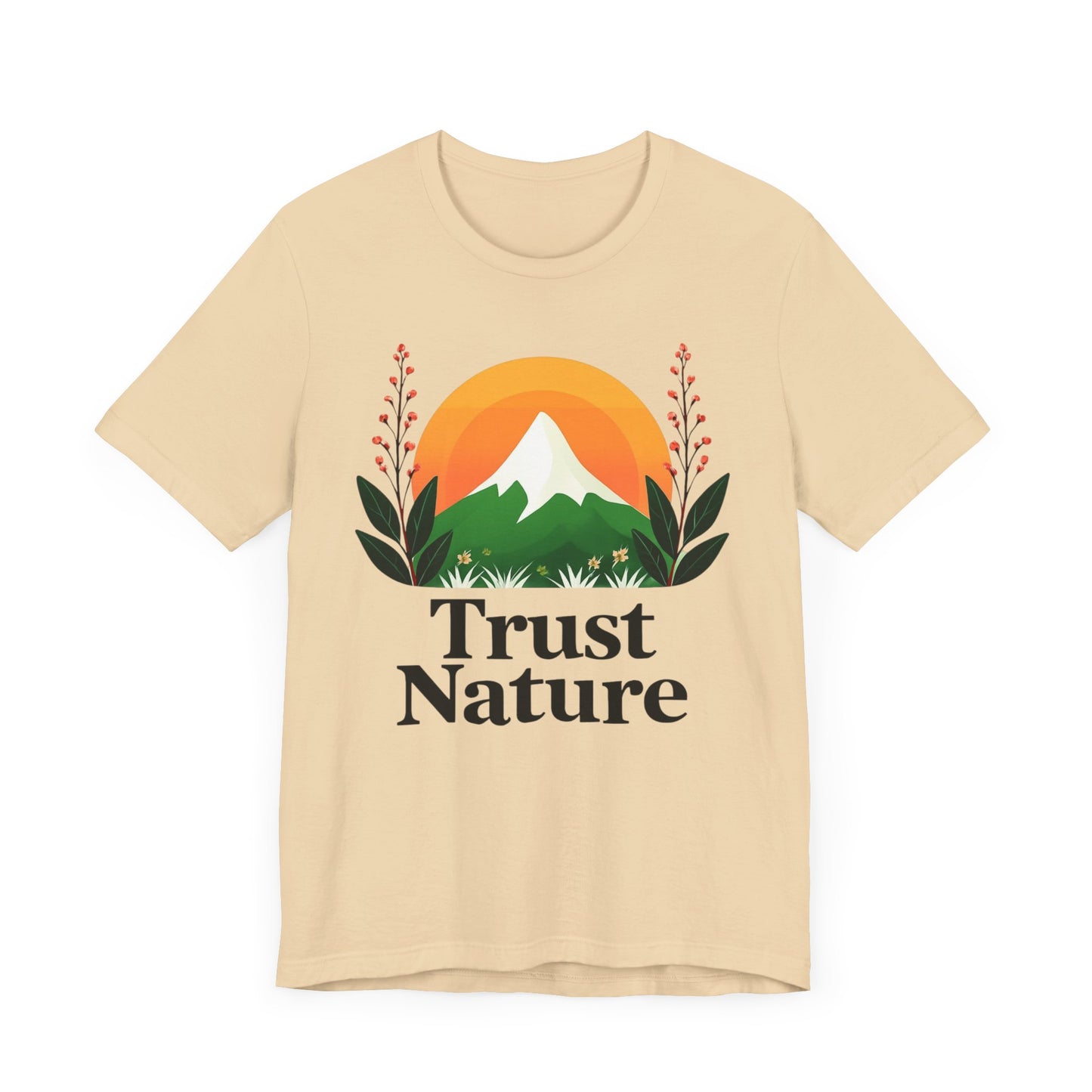 Trust Nature Unisex Jersey Tee, Eco-Friendly Shirt, Nature Lover Gift, Casual Everyday Wear, Outdoor Enthusiast Apparel, Birthday Gift