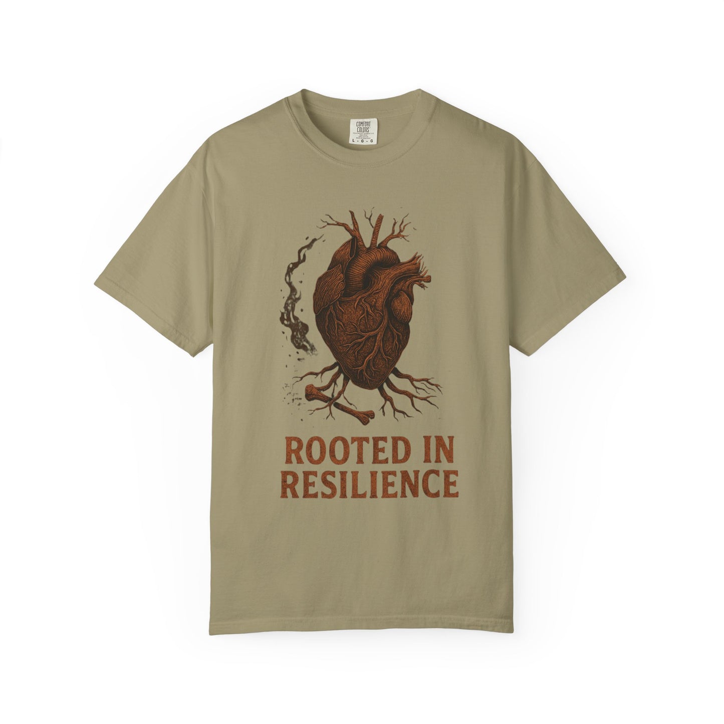 Resilient Heart T-Shirt - Rooted in Resilience Design, Gift for Friends, Inspirational Tee, Motivational Apparel, Perfect for Everyday Wear