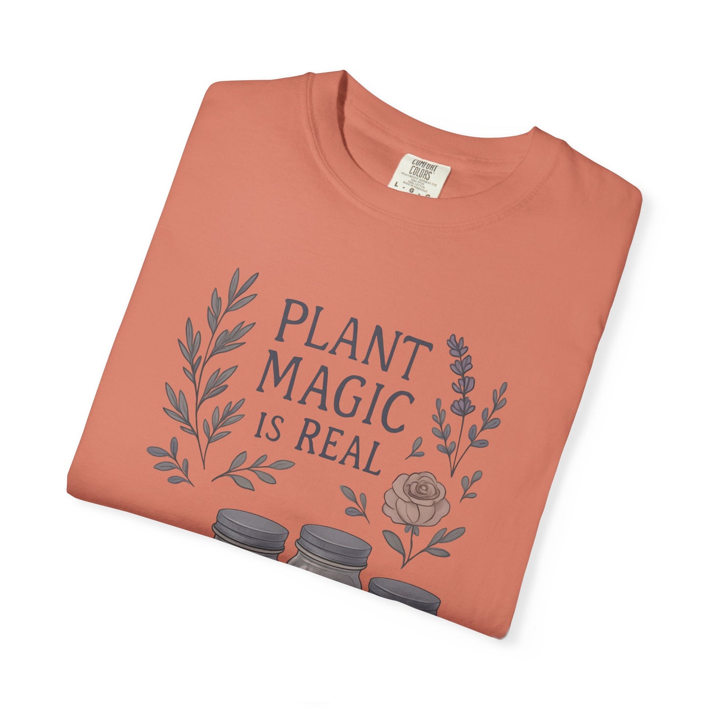 Plant Magic Unisex T-shirt, Herbalist Gift, Boho Tee, Nature Lover Shirt, Spiritual Fashion, Eco-Friendly Style