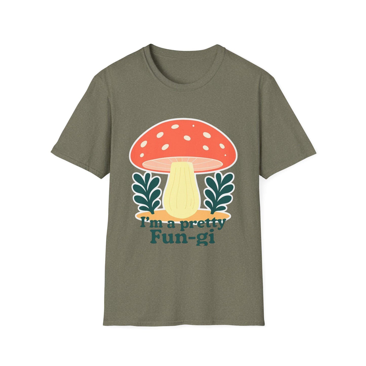 Whimsical Mushroom T-Shirt - Fun-Gi Design, Perfect for Nature Lovers, Gifts, Casual Wear, Eco-Friendly Style, Festival Attire