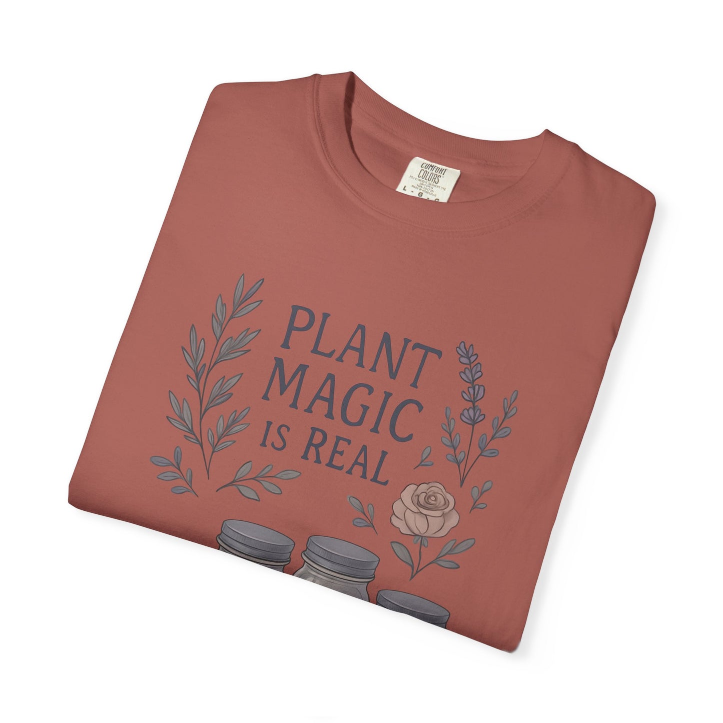 Plant Magic Unisex T-shirt, Herbalist Gift, Boho Tee, Nature Lover Shirt, Spiritual Fashion, Eco-Friendly Style