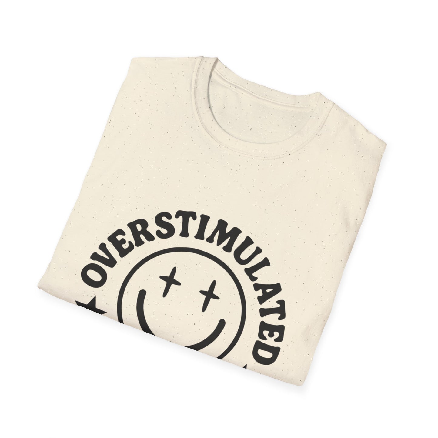 Overstimulated Mom's Club Unisex T-Shirt - Perfect Gift for Moms, Casual Wear, Family Gatherings, or Baby Showers