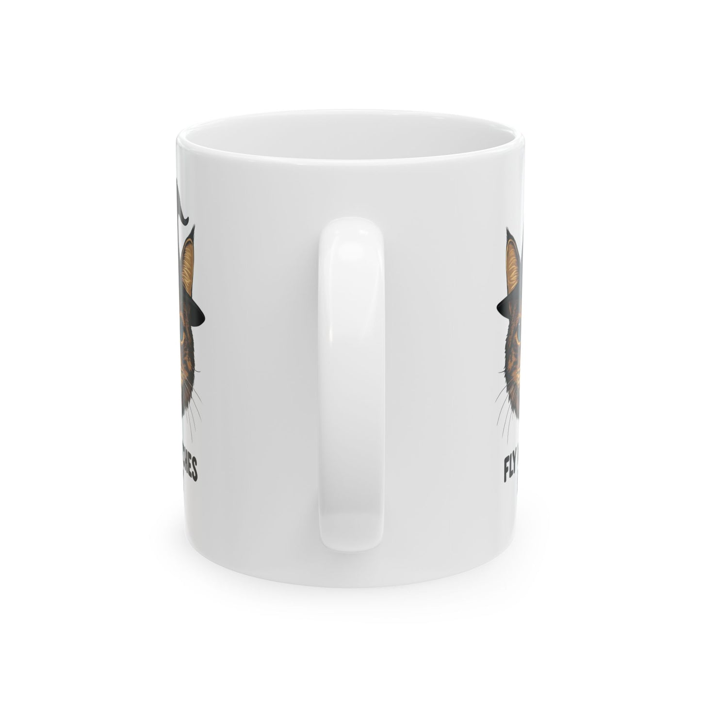 Funny Cat Ceramic Mug | Gift for Cat Lovers | Cute Coffee Cup for Home & Office | Birthday, Christmas, Pet Adoption Day