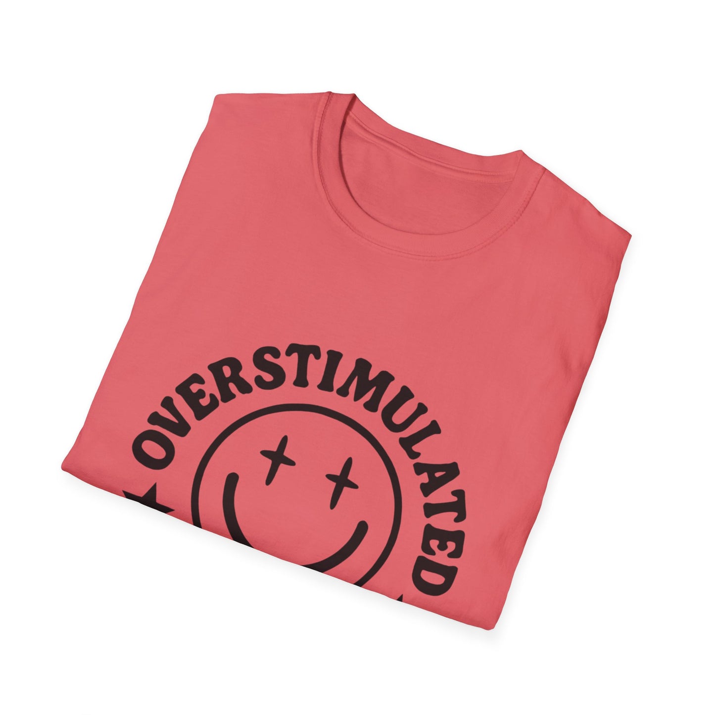 Overstimulated Mom's Club Unisex T-Shirt - Perfect Gift for Moms, Casual Wear, Family Gatherings, or Baby Showers