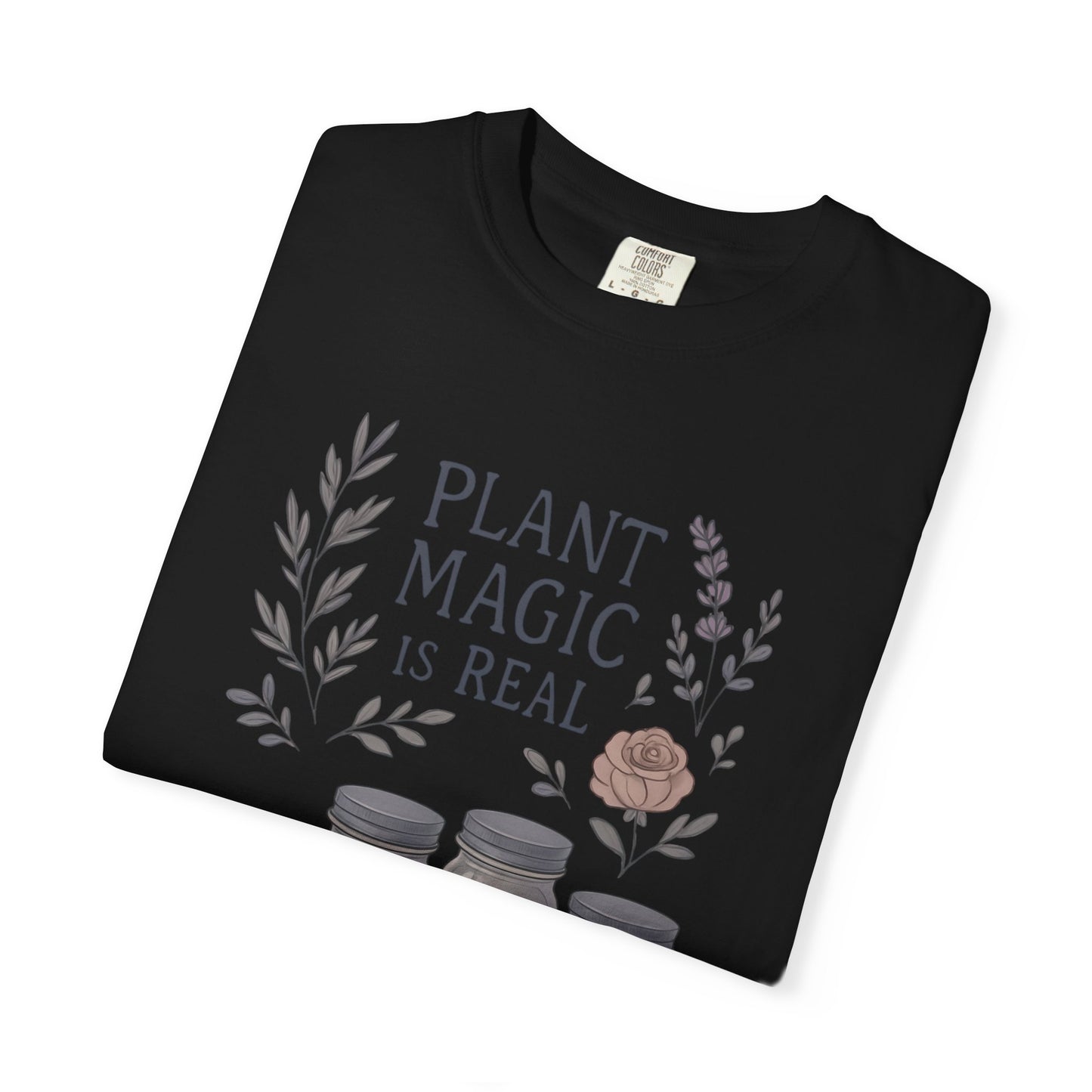 Plant Magic Unisex T-shirt, Herbalist Gift, Boho Tee, Nature Lover Shirt, Spiritual Fashion, Eco-Friendly Style