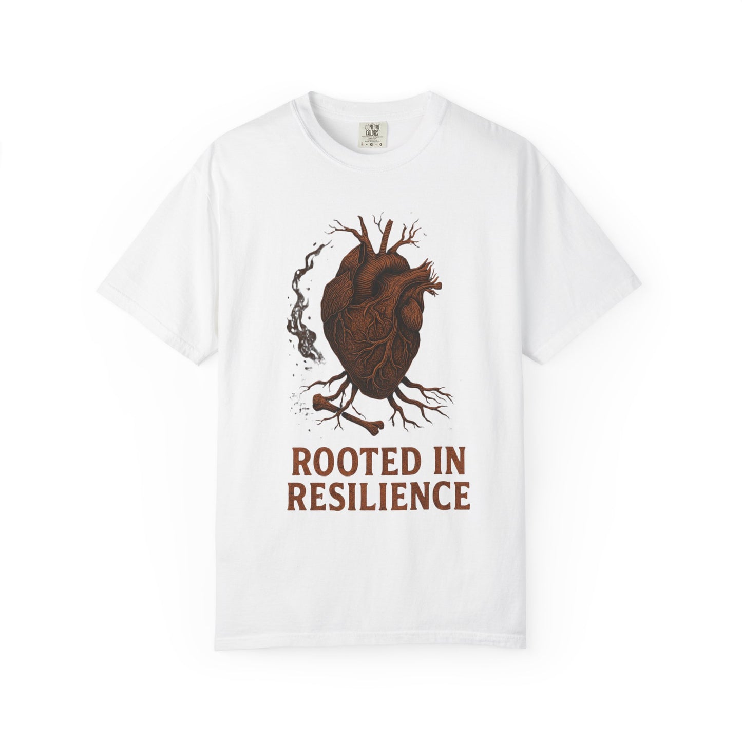 Resilient Heart T-Shirt - Rooted in Resilience Design, Gift for Friends, Inspirational Tee, Motivational Apparel, Perfect for Everyday Wear