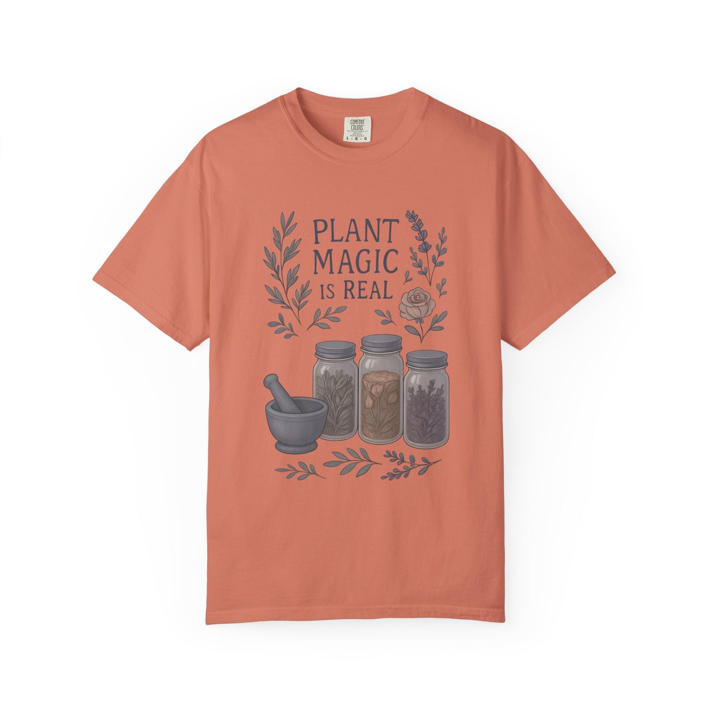 Plant Magic Unisex T-shirt, Herbalist Gift, Boho Tee, Nature Lover Shirt, Spiritual Fashion, Eco-Friendly Style