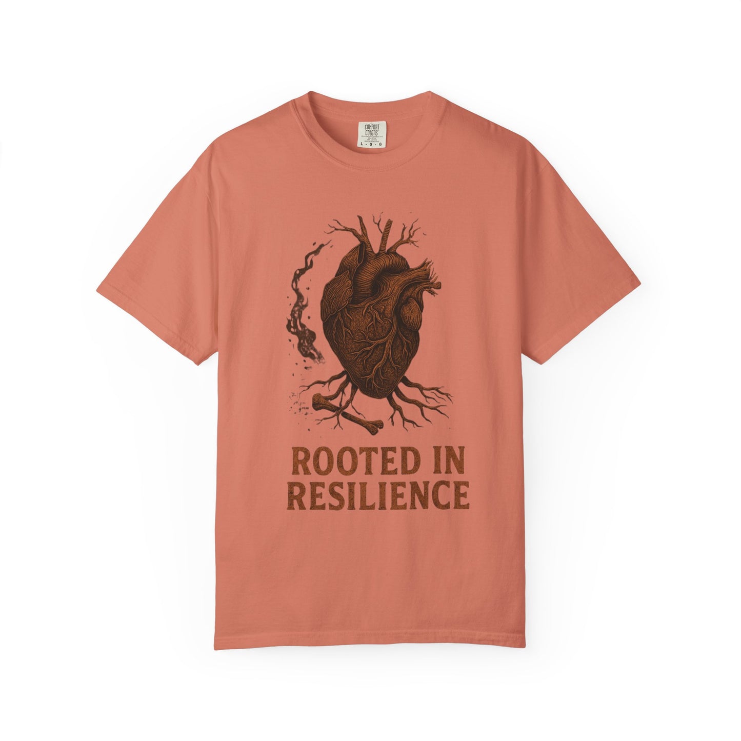 Resilient Heart T-Shirt - Rooted in Resilience Design, Gift for Friends, Inspirational Tee, Motivational Apparel, Perfect for Everyday Wear