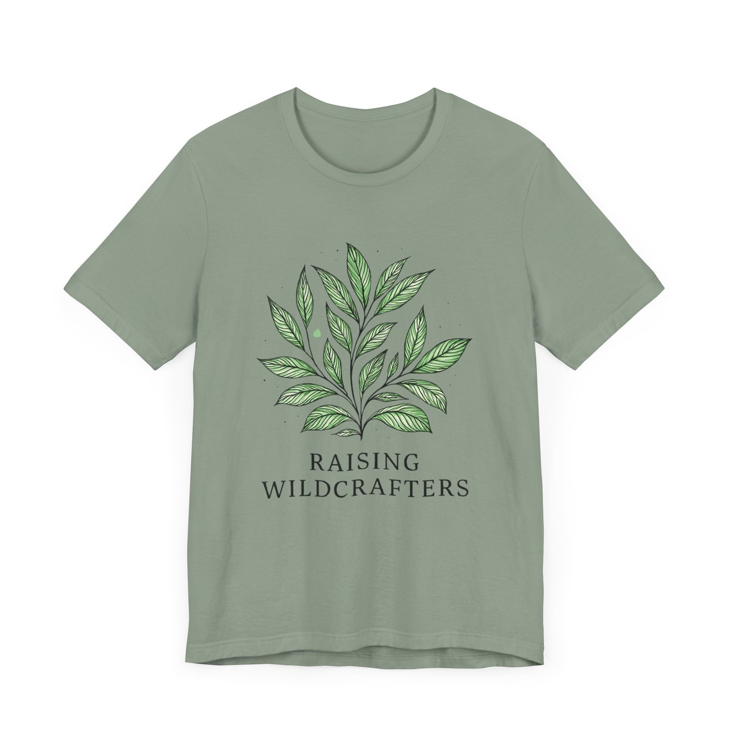 Raising Wildcrafters Tee, Eco-friendly Shirt, Nature Lovers Gift, Unisex Plant T-Shirt, Outdoor Enthusiast Apparel, Herbalism Fashion