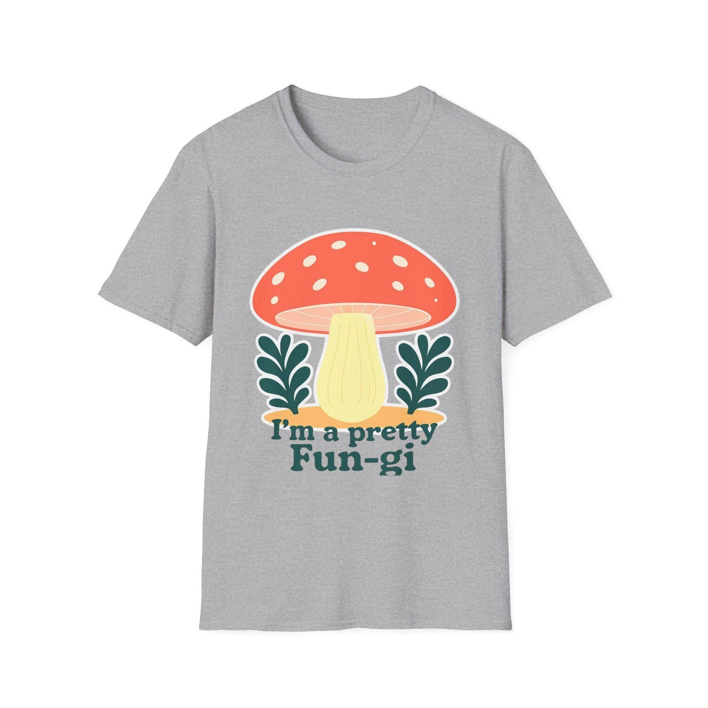Whimsical Mushroom T-Shirt - Fun-Gi Design, Perfect for Nature Lovers, Gifts, Casual Wear, Eco-Friendly Style, Festival Attire