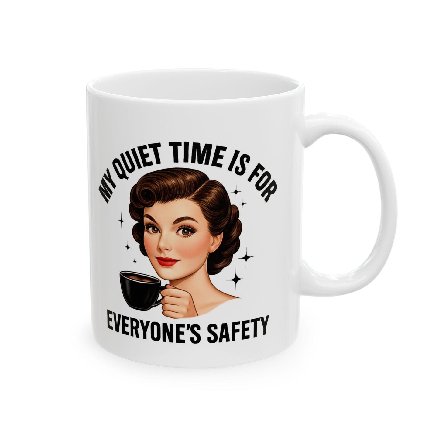 Funny Ceramic Mug, Perfect for Coffee Lovers, Gift for Friends, Humor in the Office, Quirky Kitchen Decor, Tea Time Fun