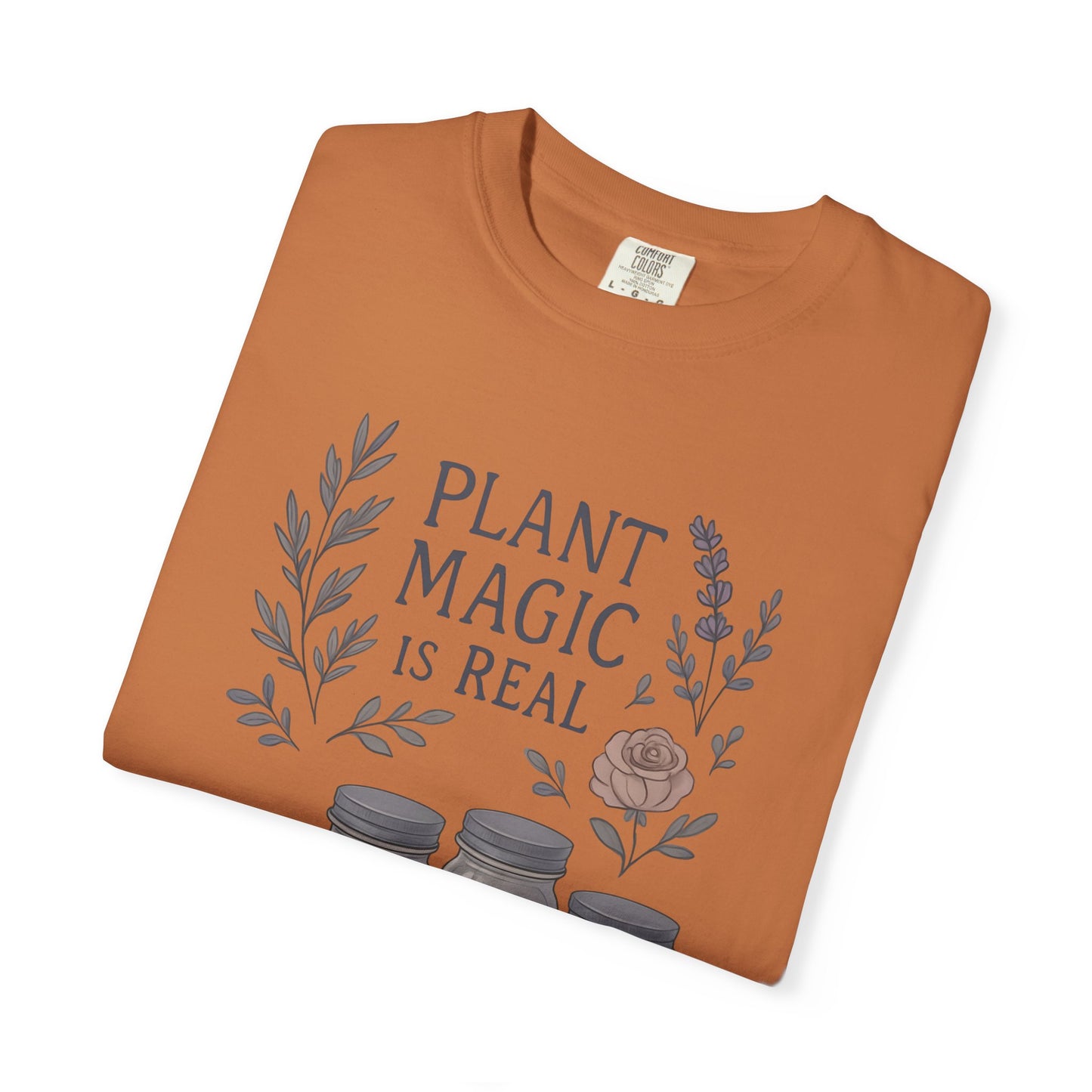 Plant Magic Unisex T-shirt, Herbalist Gift, Boho Tee, Nature Lover Shirt, Spiritual Fashion, Eco-Friendly Style