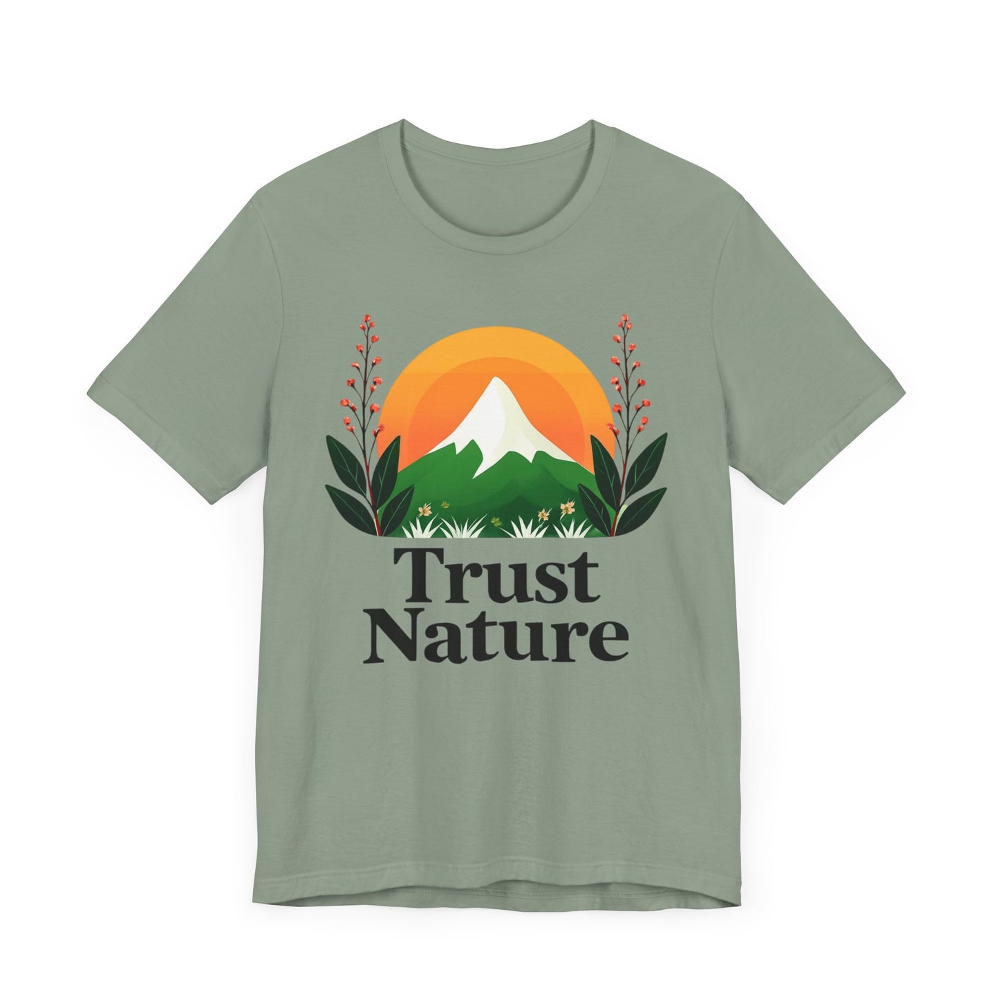 Trust Nature Unisex Jersey Tee, Eco-Friendly Shirt, Nature Lover Gift, Casual Everyday Wear, Outdoor Enthusiast Apparel, Birthday Gift