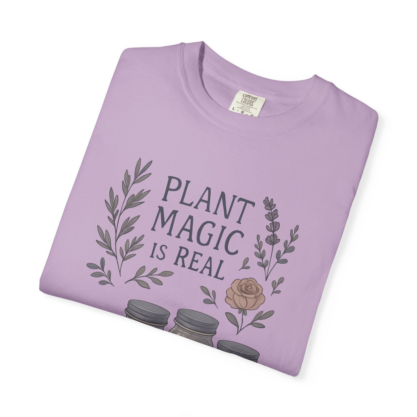 Plant Magic Unisex T-shirt, Herbalist Gift, Boho Tee, Nature Lover Shirt, Spiritual Fashion, Eco-Friendly Style