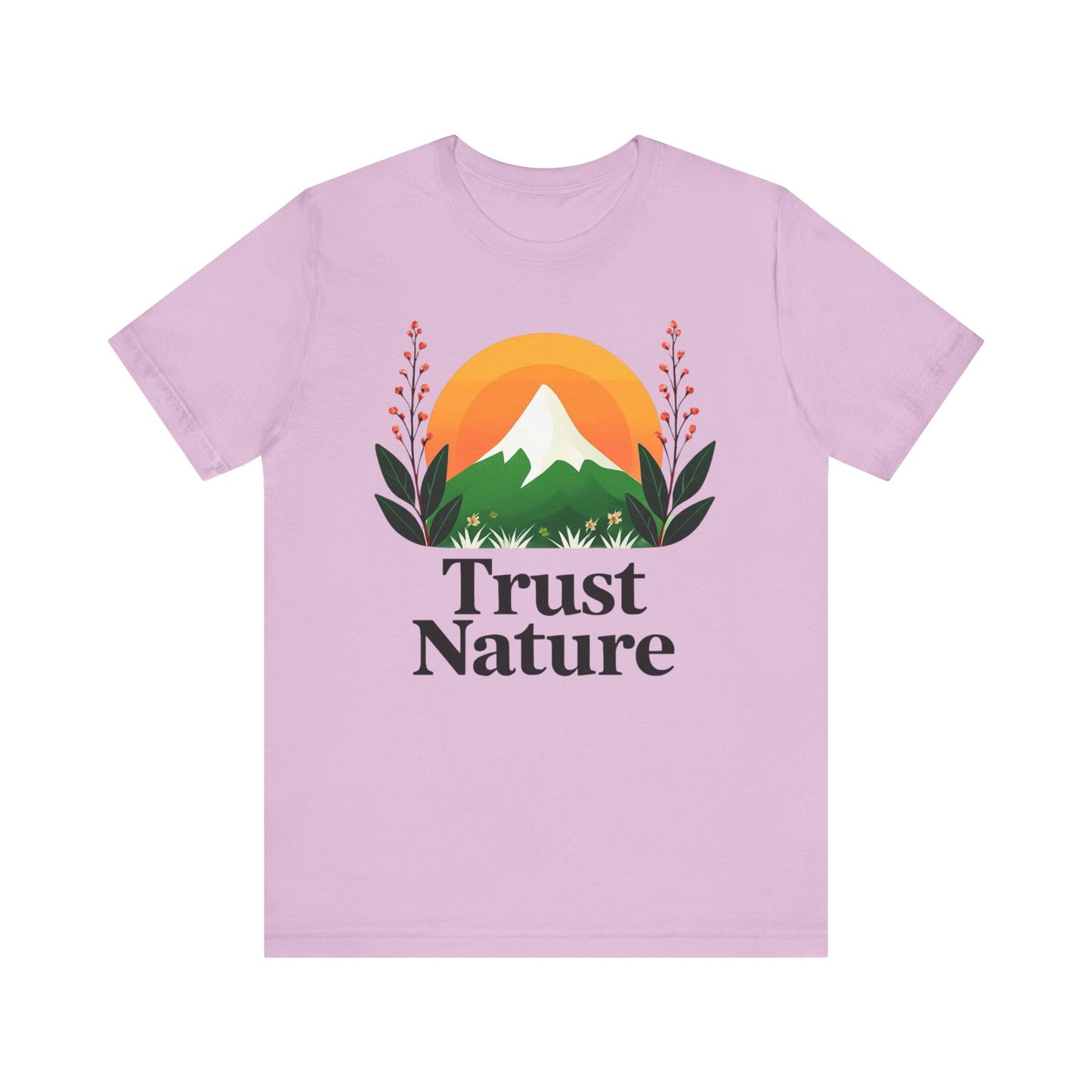 Trust Nature Unisex Jersey Tee, Eco-Friendly Shirt, Nature Lover Gift, Casual Everyday Wear, Outdoor Enthusiast Apparel, Birthday Gift