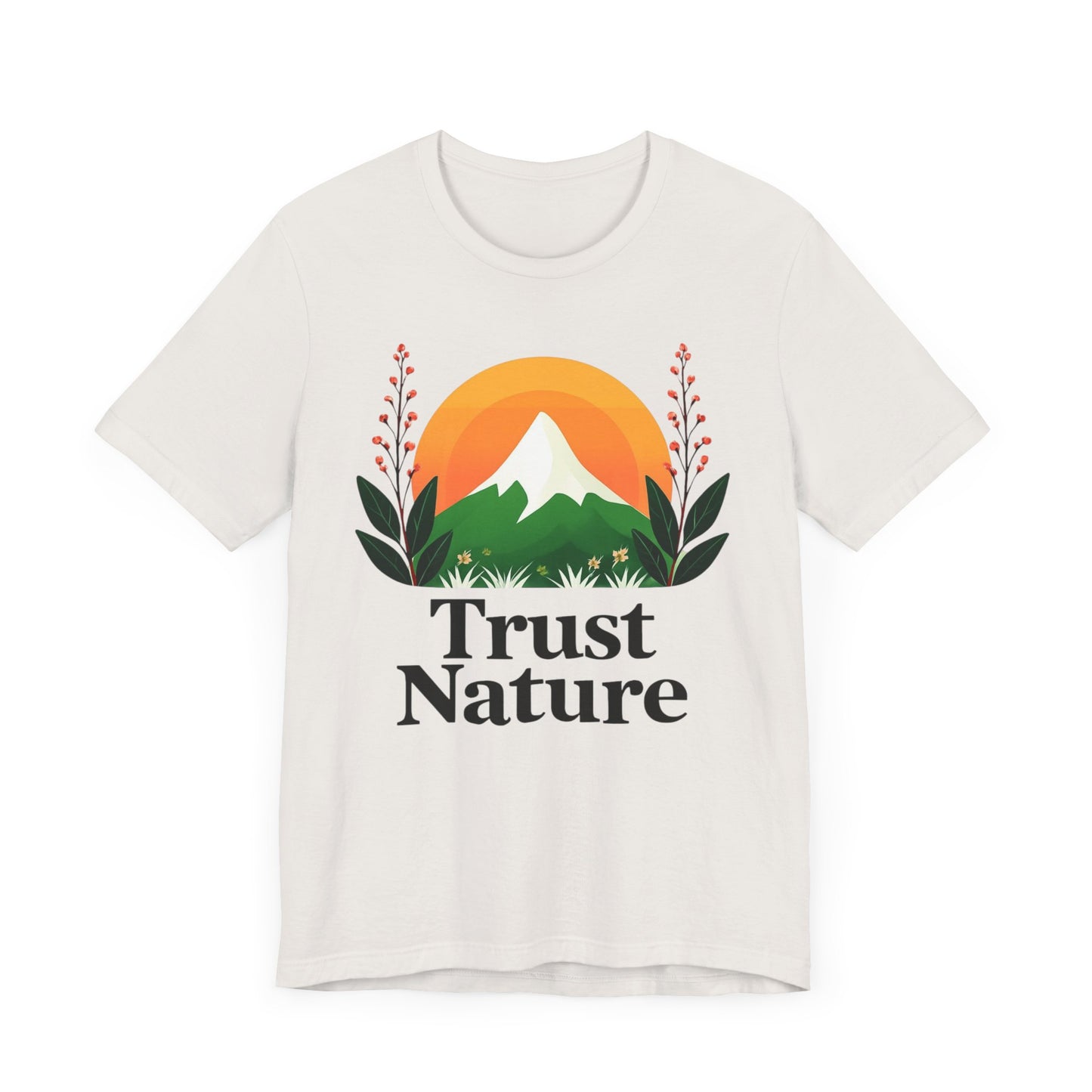 Trust Nature Unisex Jersey Tee, Eco-Friendly Shirt, Nature Lover Gift, Casual Everyday Wear, Outdoor Enthusiast Apparel, Birthday Gift