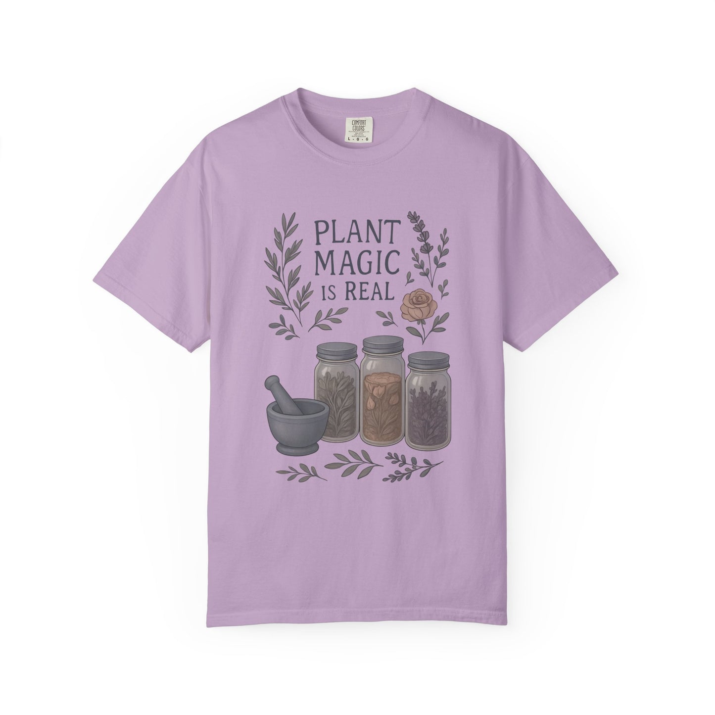 Plant Magic Unisex T-shirt, Herbalist Gift, Boho Tee, Nature Lover Shirt, Spiritual Fashion, Eco-Friendly Style