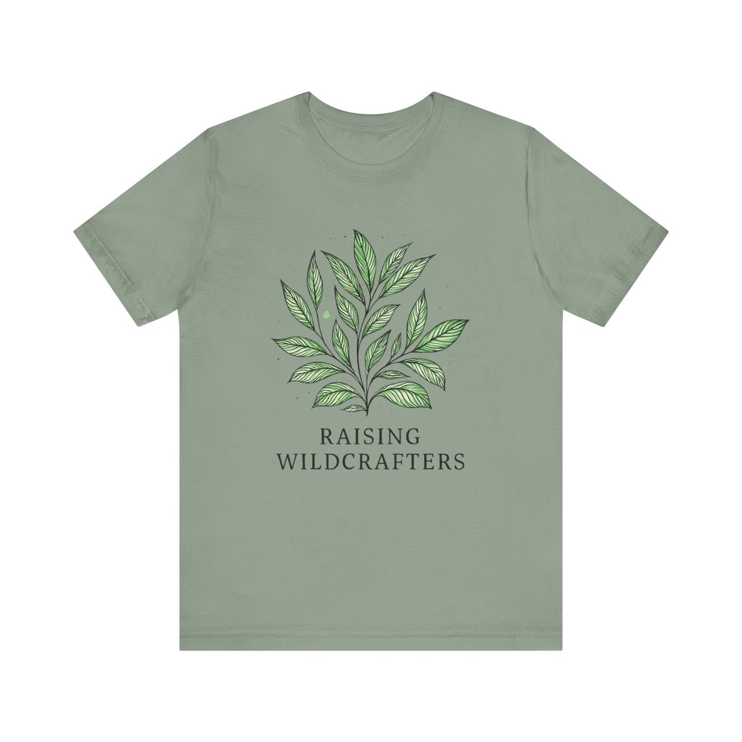 Raising Wildcrafters Tee, Eco-friendly Shirt, Nature Lovers Gift, Unisex Plant T-Shirt, Outdoor Enthusiast Apparel, Herbalism Fashion