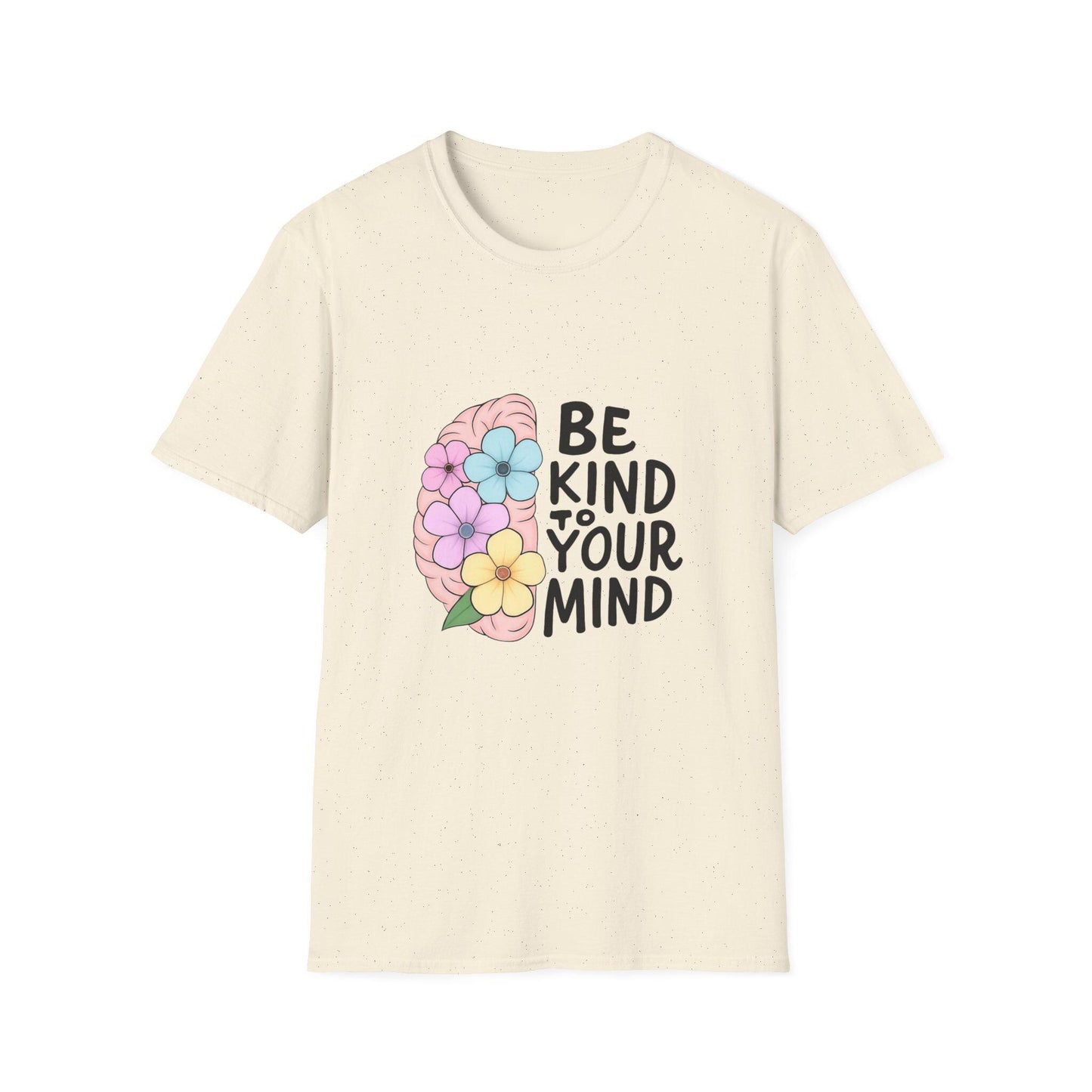 Be Kind to Your Mind T-Shirt, Unisex Softstyle Tee, Mental Health Awareness Shirt, Positive Vibes Apparel, Gift Idea for Friends