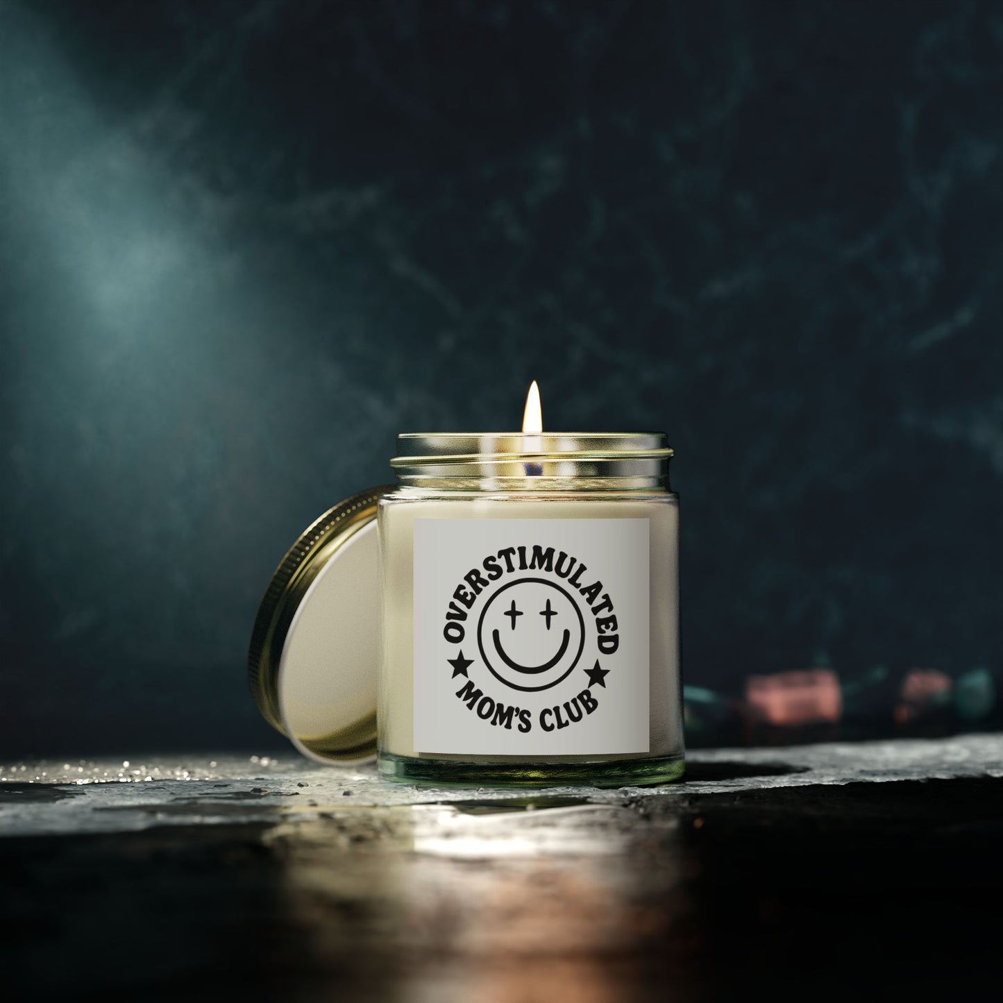 Overstimulated Mom's Club Scented Candle, Relaxing Gift for Moms, Aromatherapy, Home Decor, Self-Care