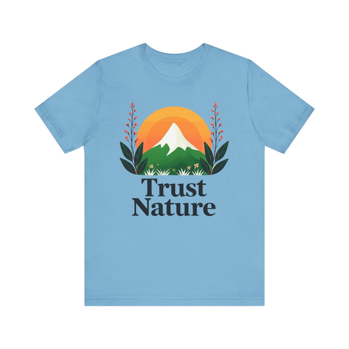 Trust Nature Unisex Jersey Tee, Eco-Friendly Shirt, Nature Lover Gift, Casual Everyday Wear, Outdoor Enthusiast Apparel, Birthday Gift