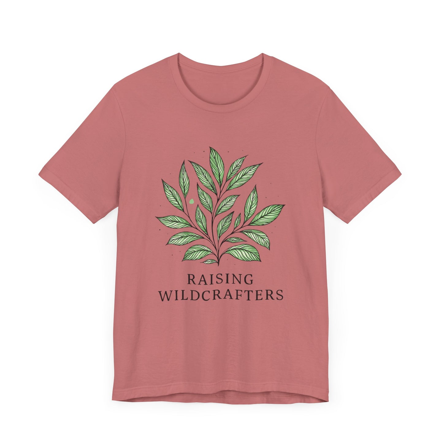 Raising Wildcrafters Tee, Eco-friendly Shirt, Nature Lovers Gift, Unisex Plant T-Shirt, Outdoor Enthusiast Apparel, Herbalism Fashion