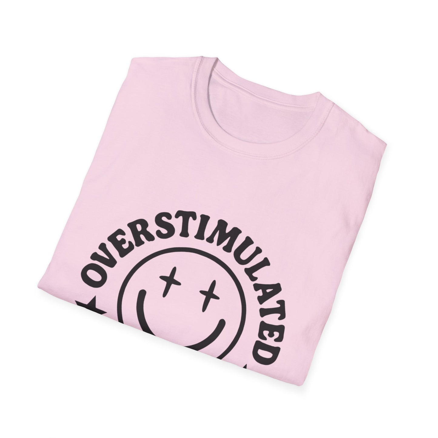 Overstimulated Mom's Club Unisex T-Shirt - Perfect Gift for Moms, Casual Wear, Family Gatherings, or Baby Showers
