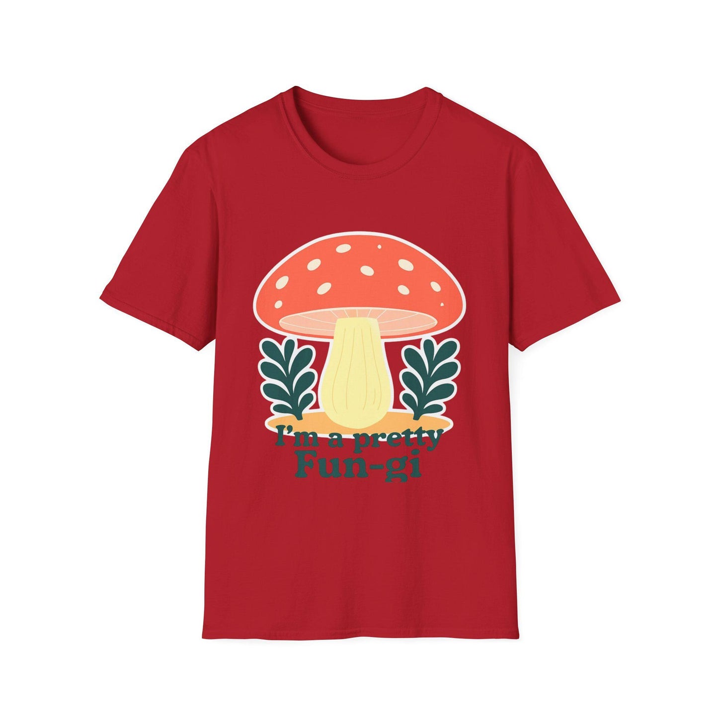 Whimsical Mushroom T-Shirt - Fun-Gi Design, Perfect for Nature Lovers, Gifts, Casual Wear, Eco-Friendly Style, Festival Attire