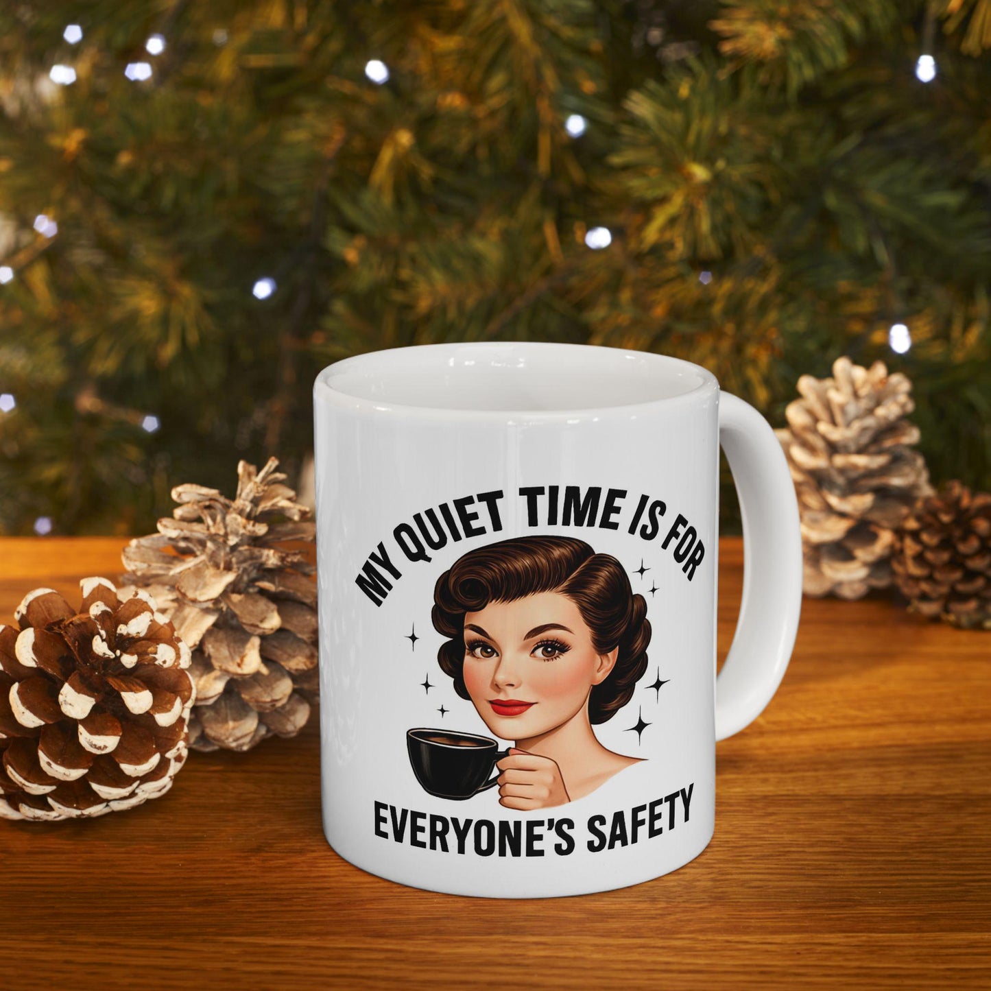 Funny Ceramic Mug, Perfect for Coffee Lovers, Gift for Friends, Humor in the Office, Quirky Kitchen Decor, Tea Time Fun