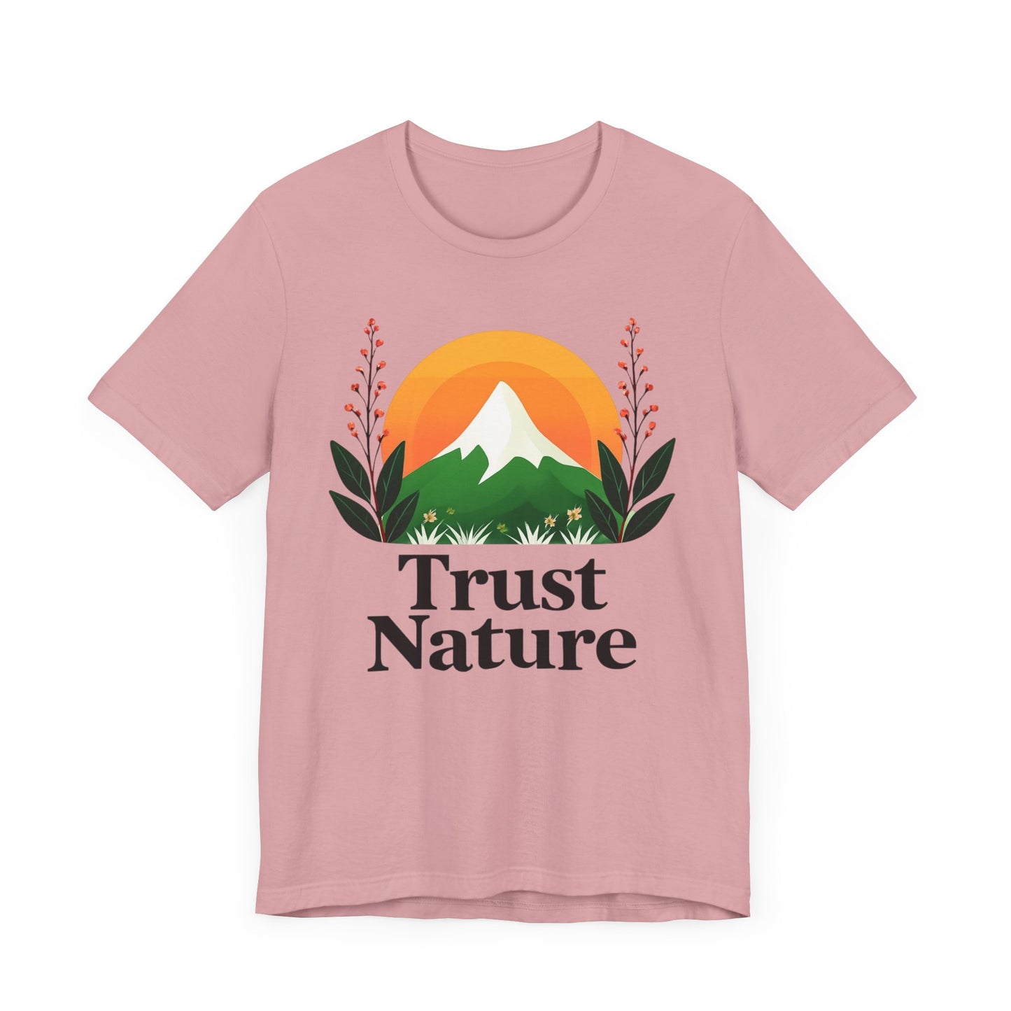 Trust Nature Unisex Jersey Tee, Eco-Friendly Shirt, Nature Lover Gift, Casual Everyday Wear, Outdoor Enthusiast Apparel, Birthday Gift