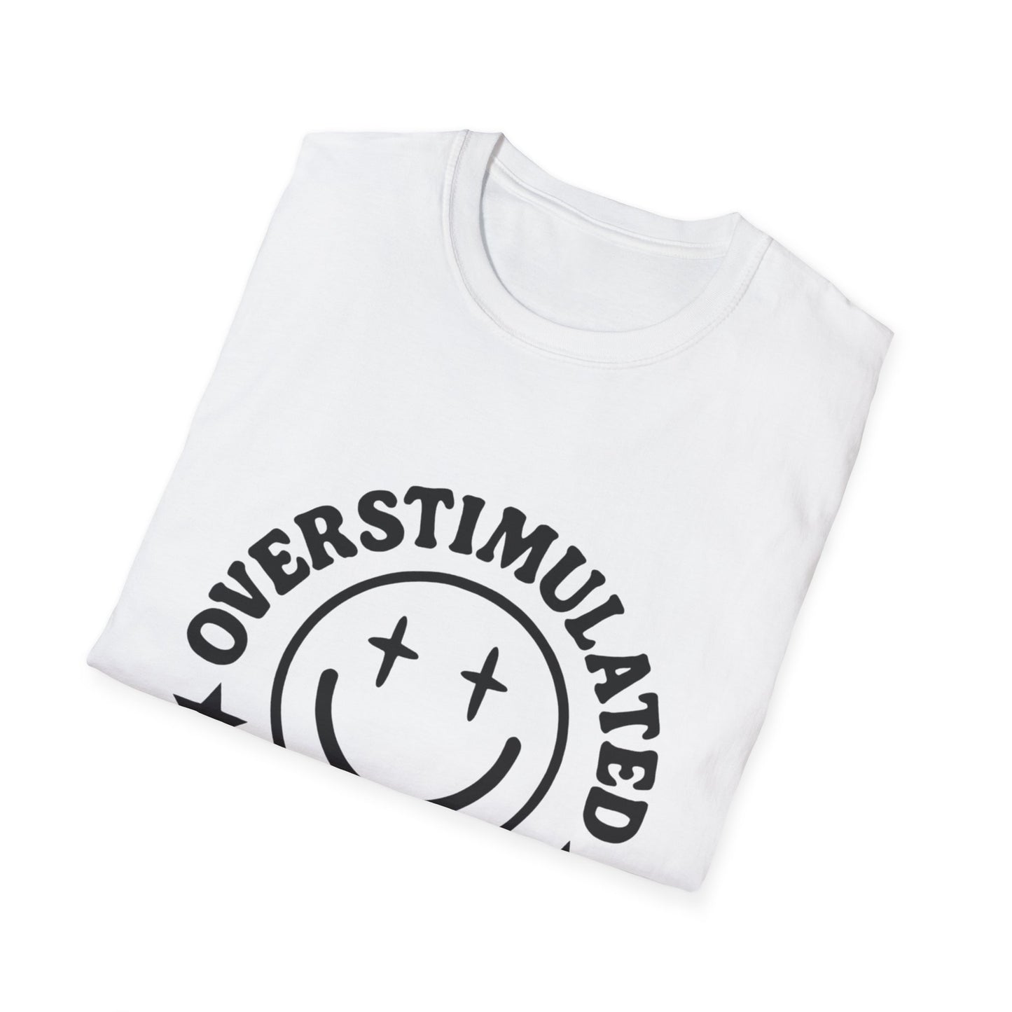 Overstimulated Mom's Club Unisex T-Shirt - Perfect Gift for Moms, Casual Wear, Family Gatherings, or Baby Showers