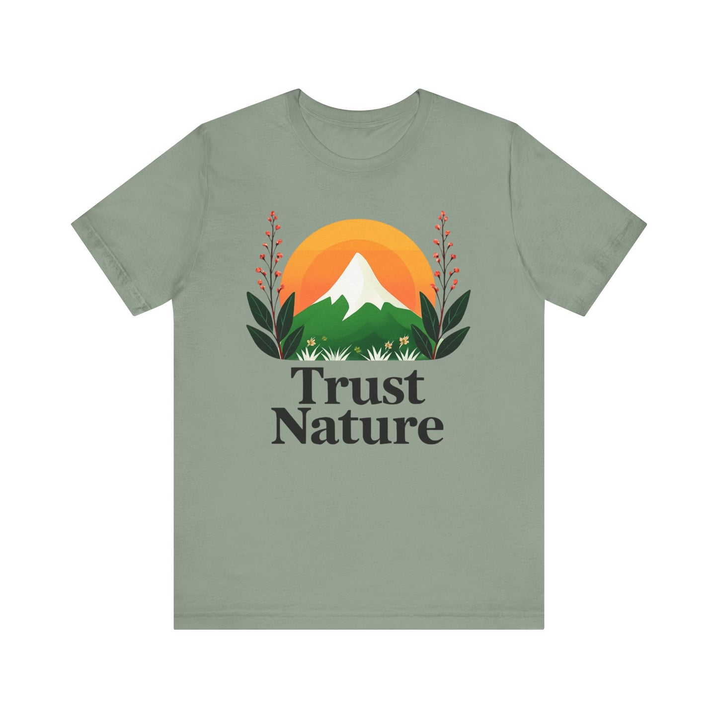 Trust Nature Unisex Jersey Tee, Eco-Friendly Shirt, Nature Lover Gift, Casual Everyday Wear, Outdoor Enthusiast Apparel, Birthday Gift