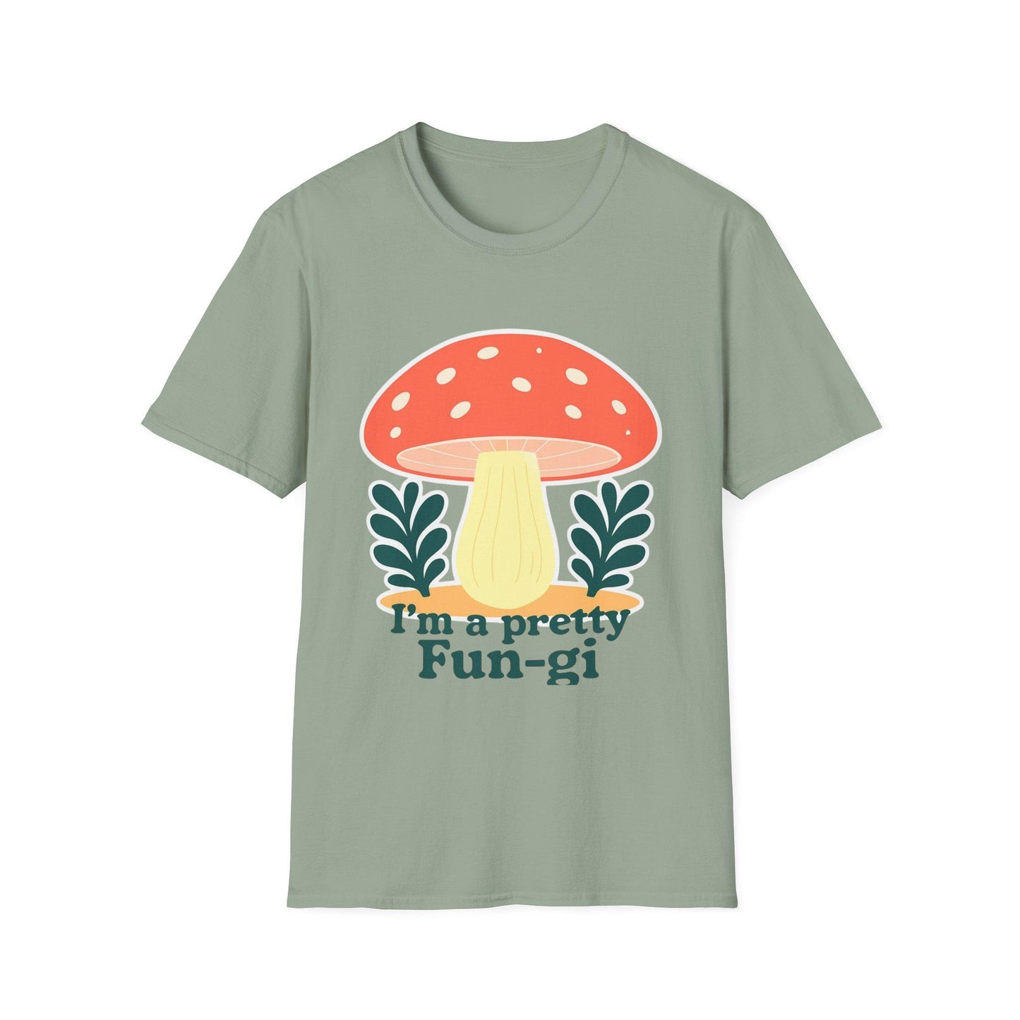 Whimsical Mushroom T-Shirt - Fun-Gi Design, Perfect for Nature Lovers, Gifts, Casual Wear, Eco-Friendly Style, Festival Attire