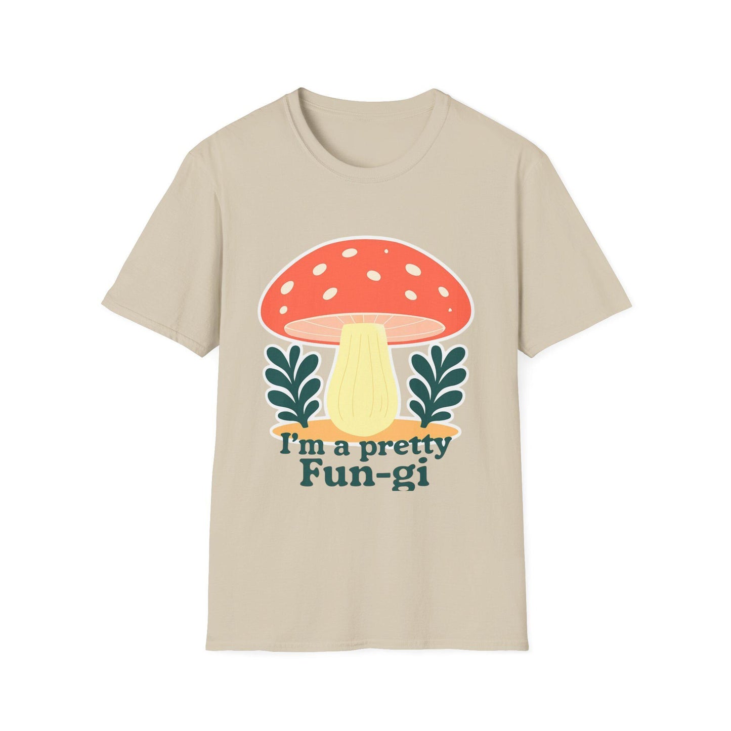 Whimsical Mushroom T-Shirt - Fun-Gi Design, Perfect for Nature Lovers, Gifts, Casual Wear, Eco-Friendly Style, Festival Attire