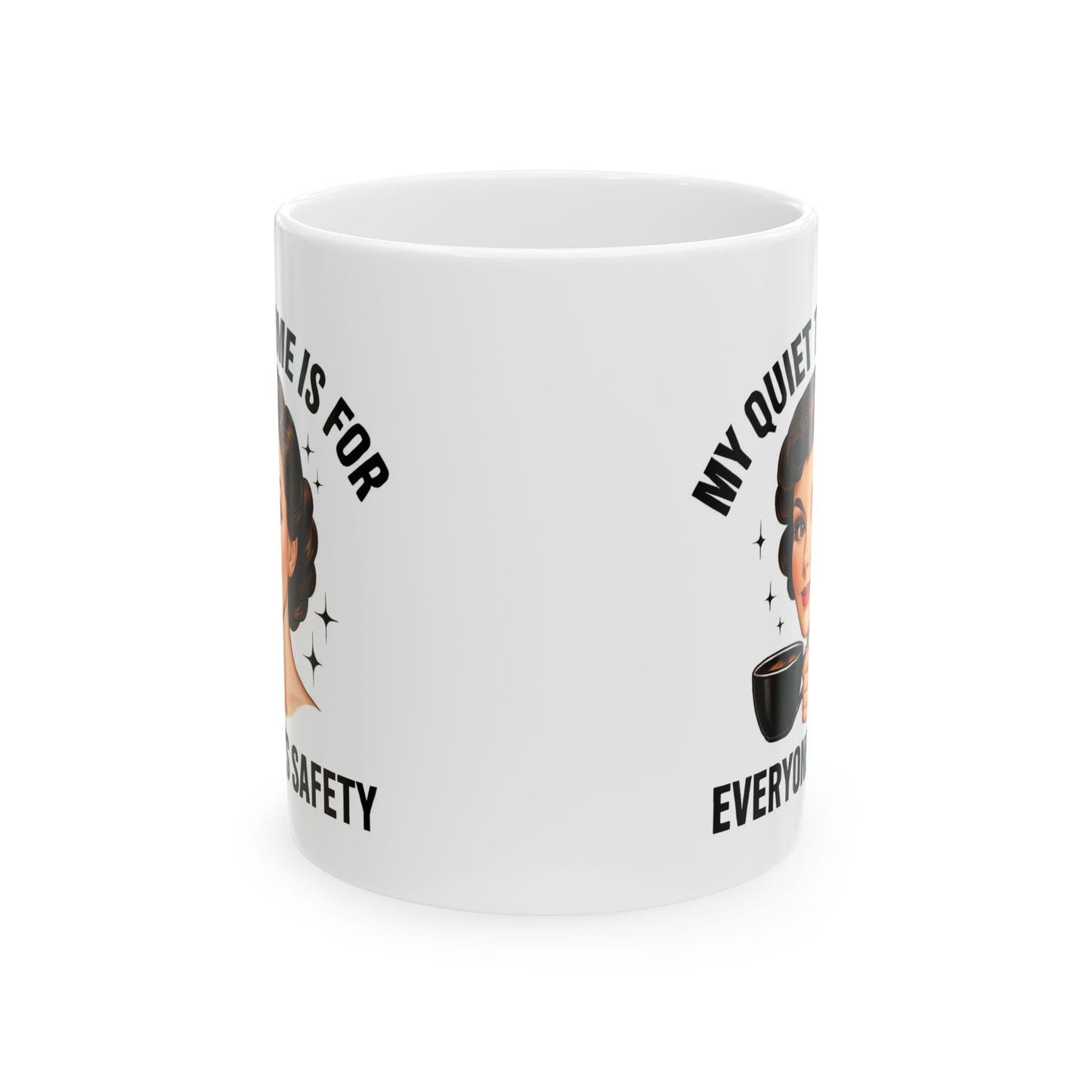 Funny Ceramic Mug, Perfect for Coffee Lovers, Gift for Friends, Humor in the Office, Quirky Kitchen Decor, Tea Time Fun