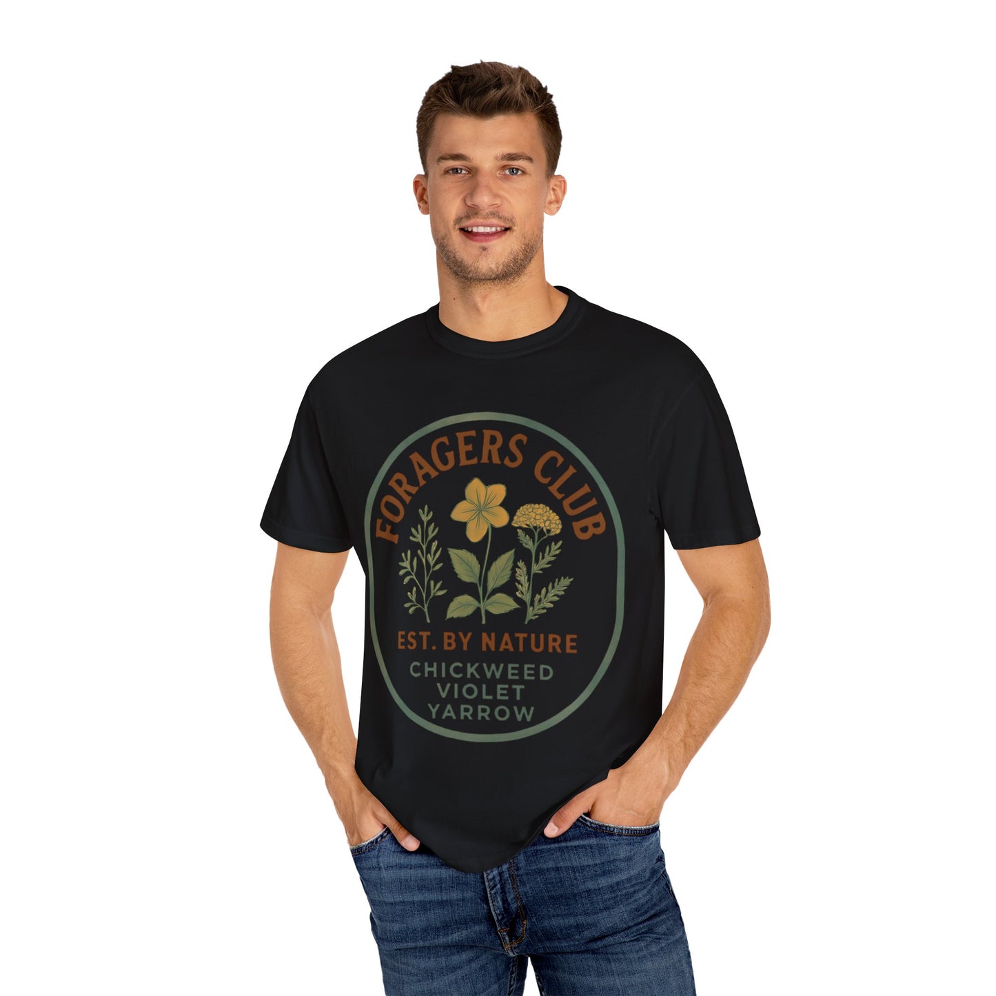 Foragers Club Garment-Dyed T-Shirt | Nature Inspired Tee, Eco-Friendly Apparel, Gift for Nature Lovers, Outdoor Enthusiast Clothing, [...]