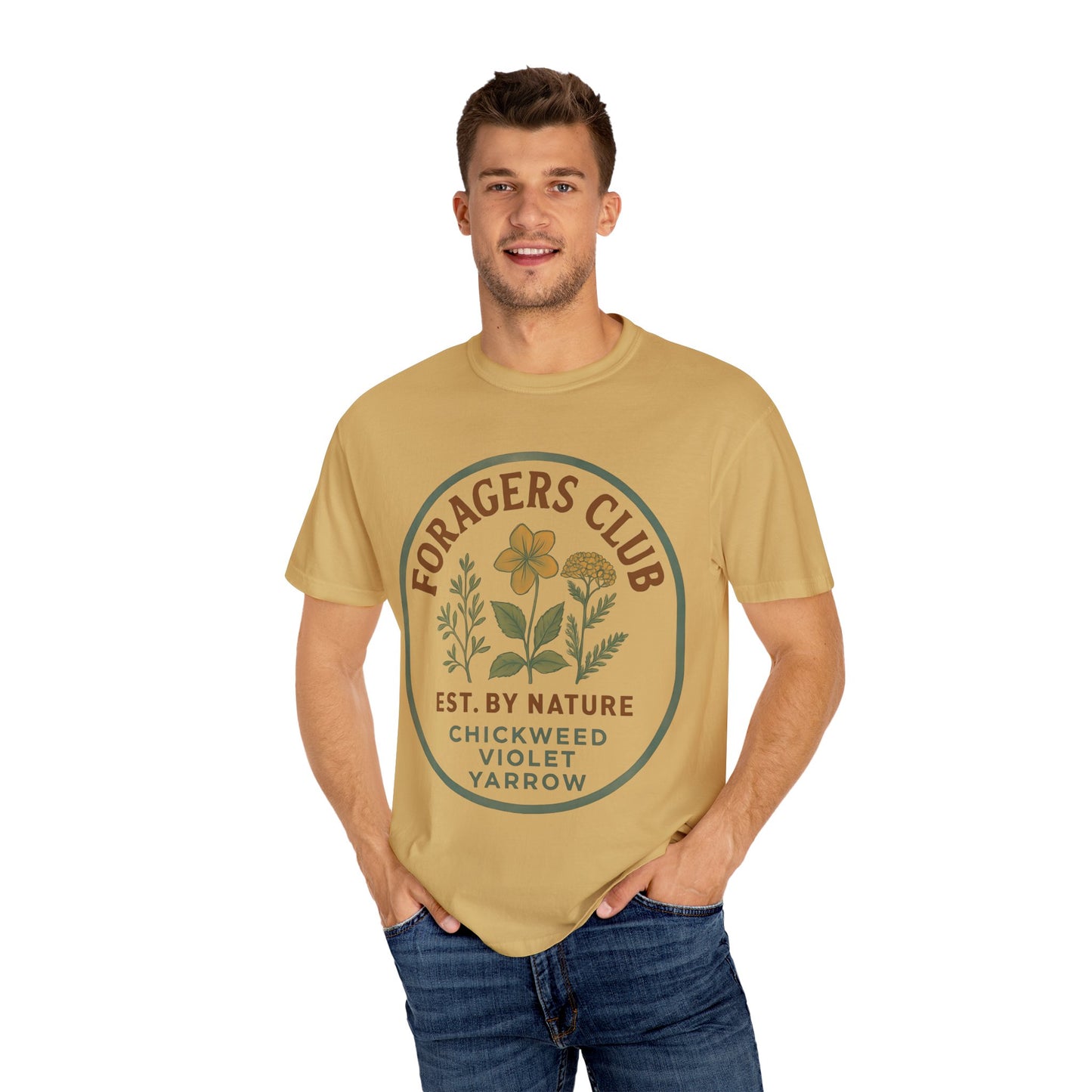 Foragers Club Garment-Dyed T-Shirt | Nature Inspired Tee, Eco-Friendly Apparel, Gift for Nature Lovers, Outdoor Enthusiast Clothing, [...]
