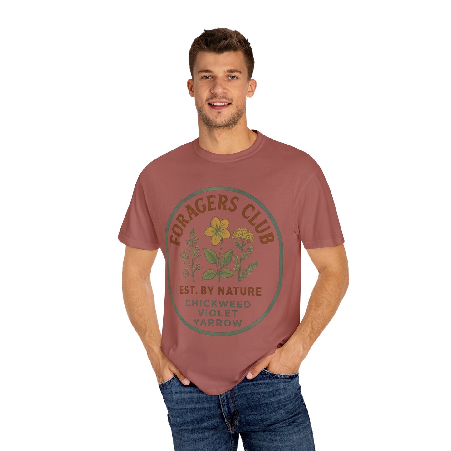 Foragers Club Garment-Dyed T-Shirt | Nature Inspired Tee, Eco-Friendly Apparel, Gift for Nature Lovers, Outdoor Enthusiast Clothing, [...]