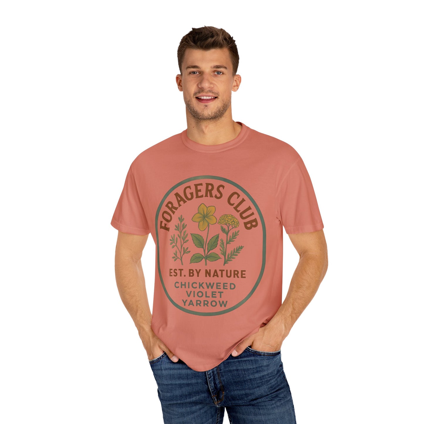 Foragers Club Garment-Dyed T-Shirt | Nature Inspired Tee, Eco-Friendly Apparel, Gift for Nature Lovers, Outdoor Enthusiast Clothing, [...]