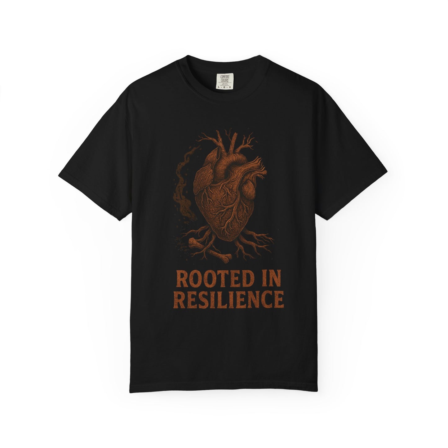 Resilient Heart T-Shirt - Rooted in Resilience Design, Gift for Friends, Inspirational Tee, Motivational Apparel, Perfect for Everyday Wear