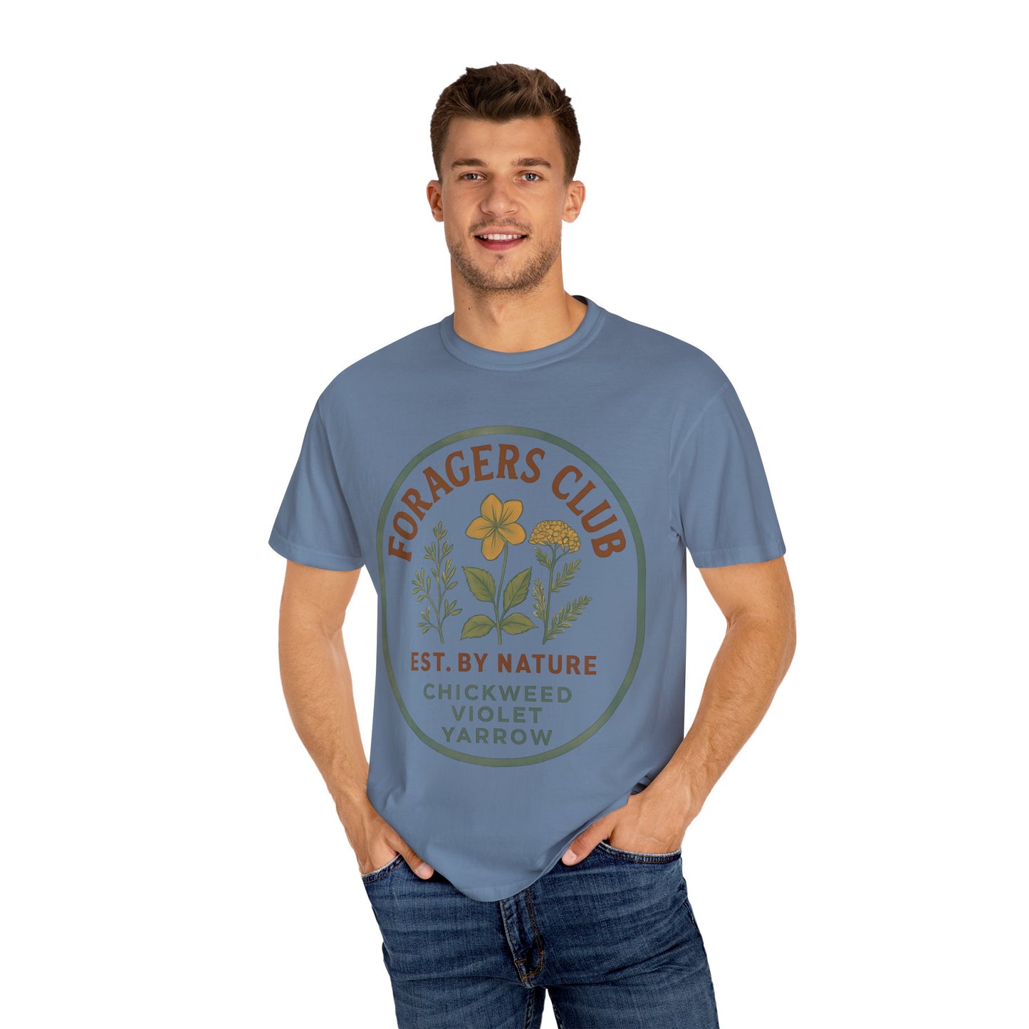 Foragers Club Garment-Dyed T-Shirt | Nature Inspired Tee, Eco-Friendly Apparel, Gift for Nature Lovers, Outdoor Enthusiast Clothing, [...]