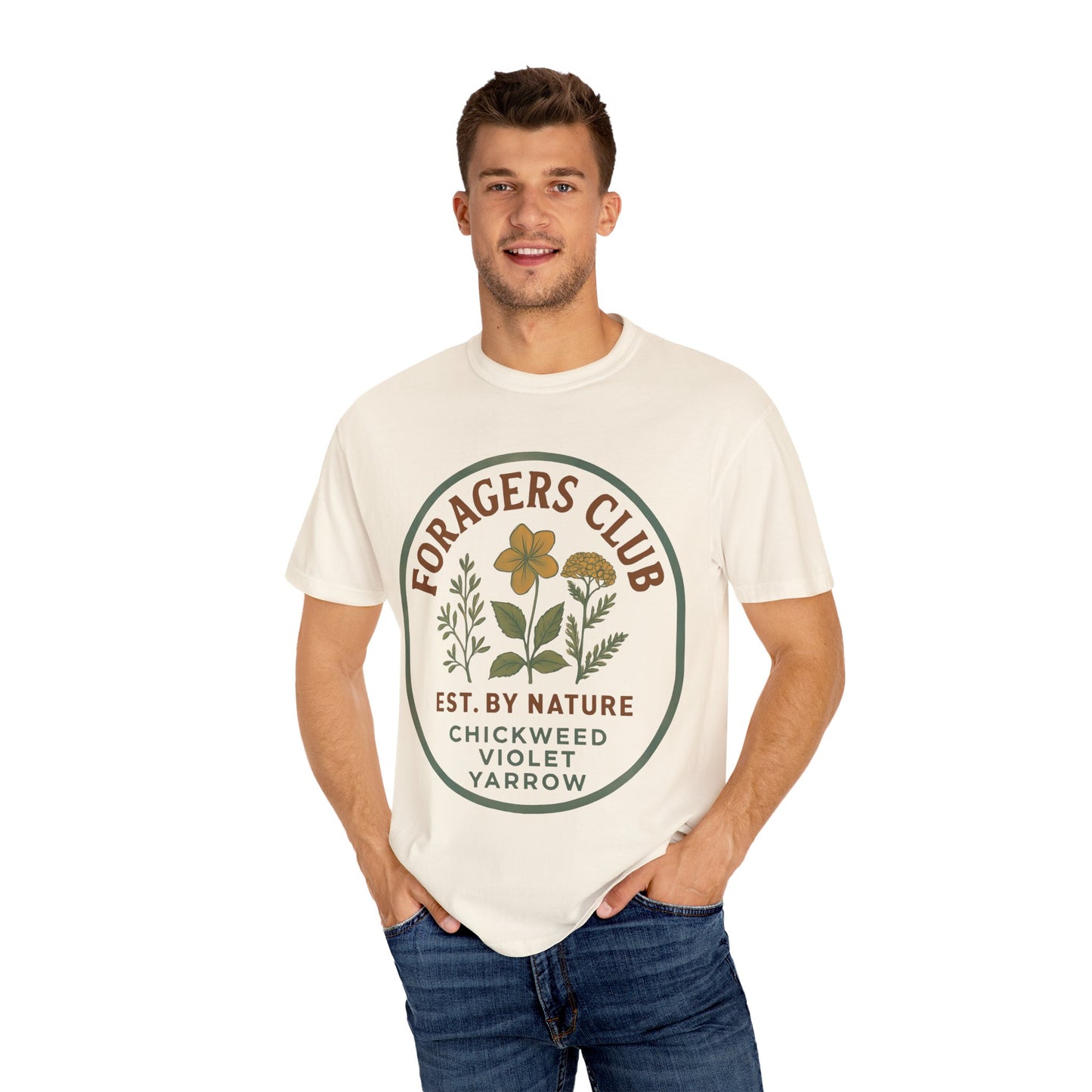 Foragers Club Garment-Dyed T-Shirt | Nature Inspired Tee, Eco-Friendly Apparel, Gift for Nature Lovers, Outdoor Enthusiast Clothing, [...]