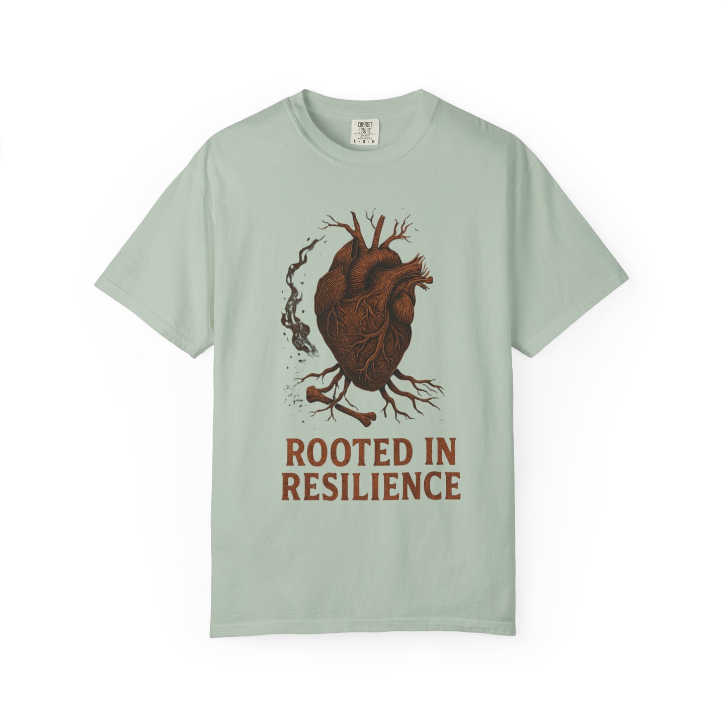 Resilient Heart T-Shirt - Rooted in Resilience Design, Gift for Friends, Inspirational Tee, Motivational Apparel, Perfect for Everyday Wear