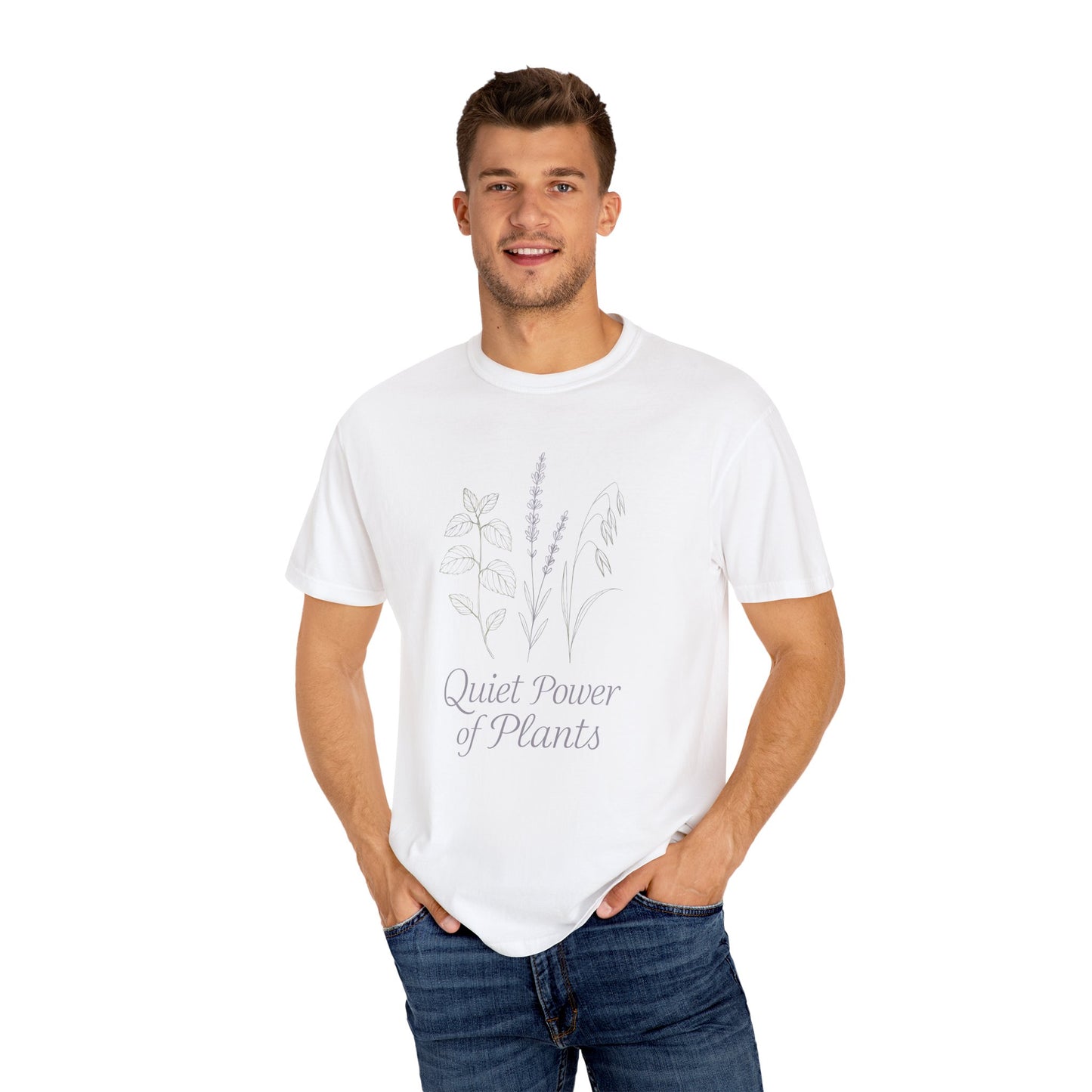 Plant-Inspired Unisex T-Shirt | Quiet Power of Plants Tee, Eco-Friendly Gift, Nature Lover Apparel, Botanical Graphic Tee, Relaxed [...]