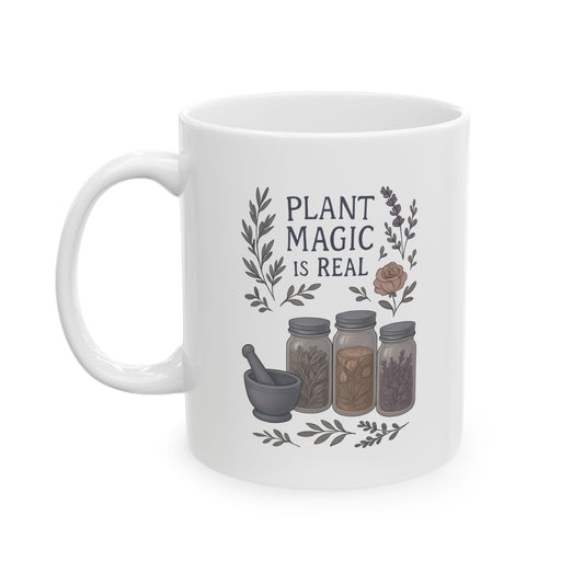 Botanical Herbalist Ceramic Mug - Perfect for Tea Lovers,Gardeners, Gift for Her, Kitchen Decor, Herbal Tea Enthusiasts
