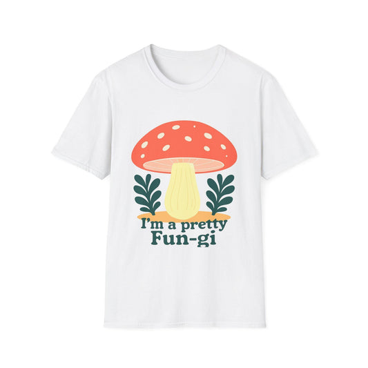 Whimsical Mushroom T-Shirt - Fun-Gi Design, Perfect for Nature Lovers, Gifts, Casual Wear, Eco-Friendly Style, Festival Attire
